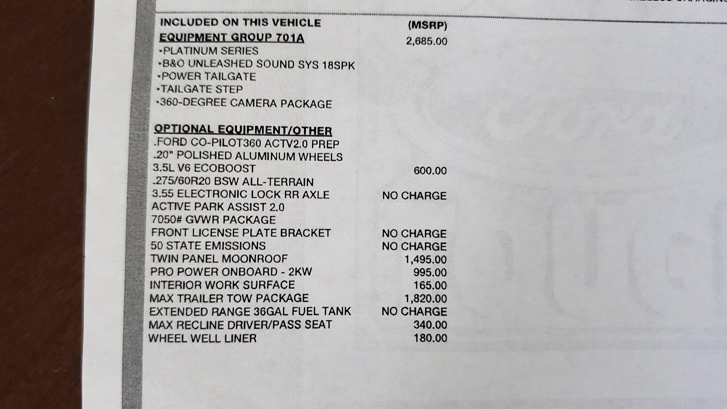 Ford F-150 Lightning 21 Platinum For Sale, 9800 miles, asking $75,500 20220410_135500