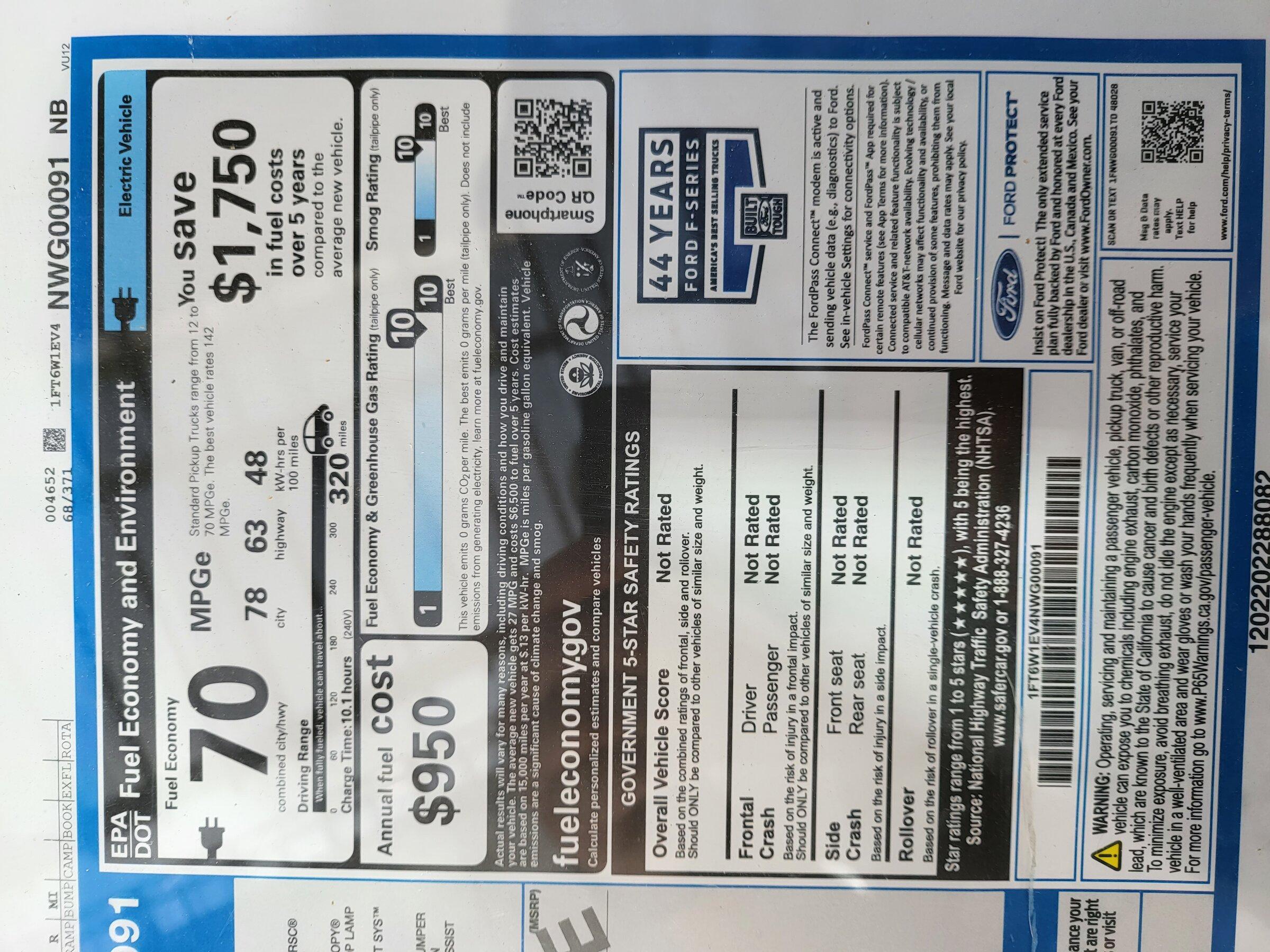 Ford F-150 Lightning In-Person Lightning Impressions - From a XLT Order Holder (w/ Photos & Door Payload Sticker) [San Antonio Event] 20220506_104623