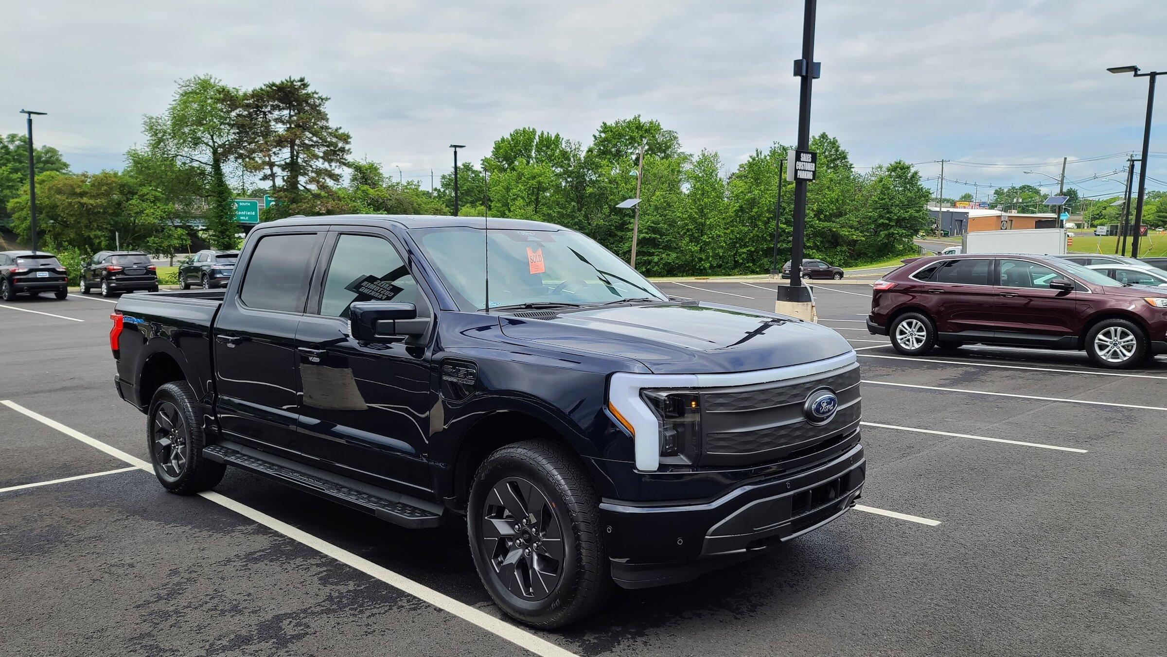 Ford F-150 Lightning Lightning Delivered (maybe first in NJ) - Updated With AMB Photos Galore 20220603_105918