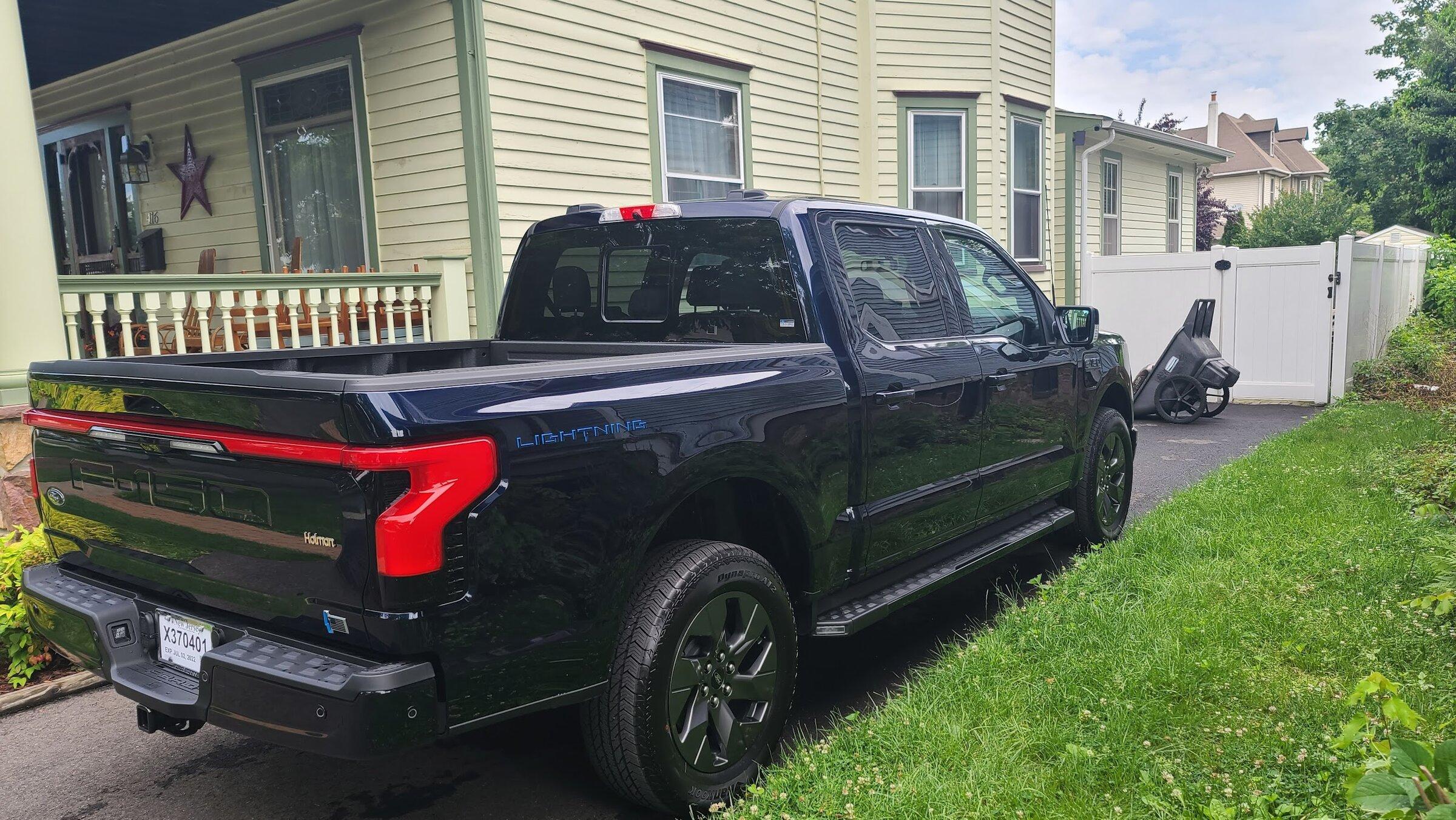 Ford F-150 Lightning Lightning Delivered (maybe first in NJ) - Updated With AMB Photos Galore 20220603_112509