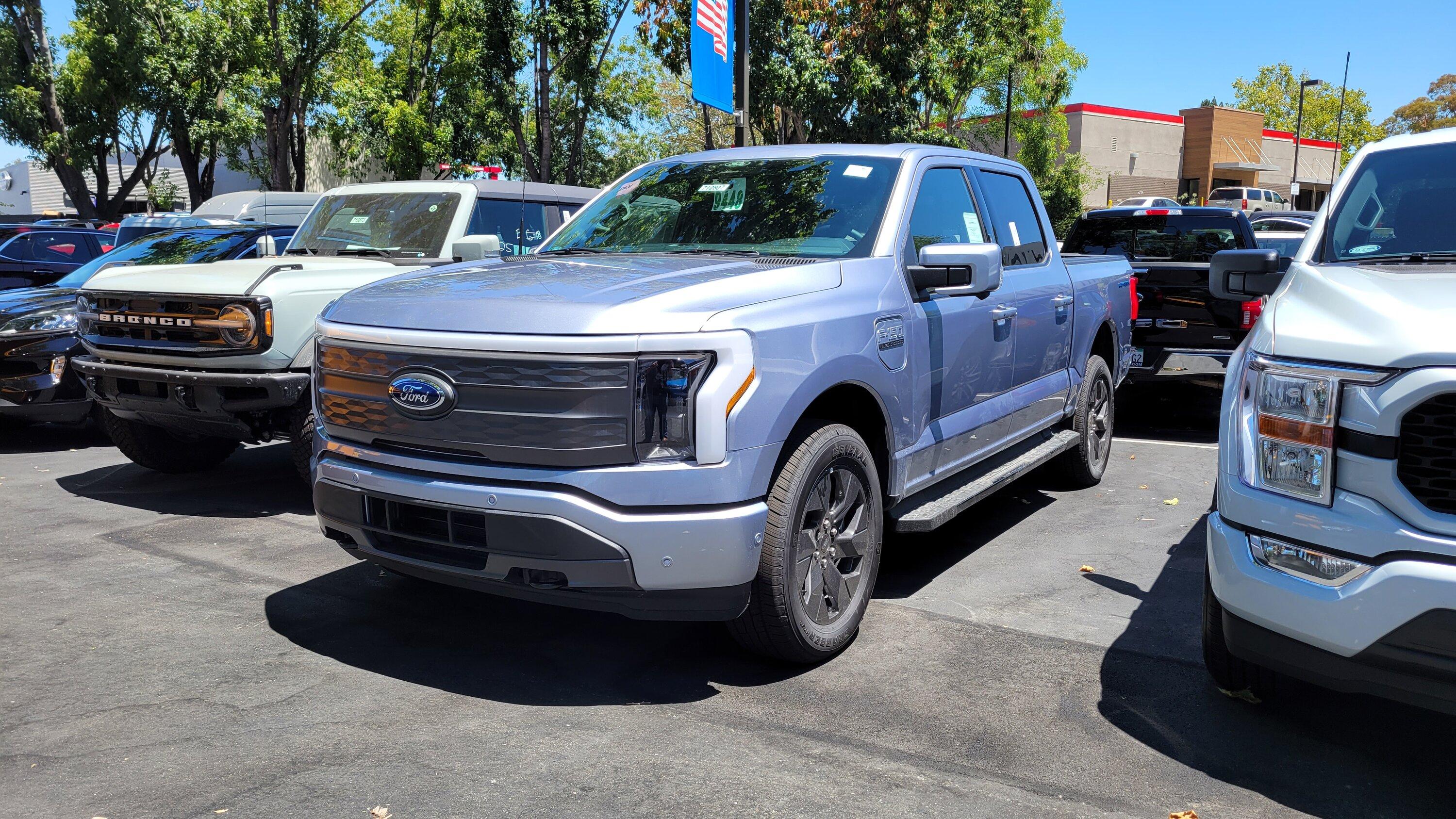 Ford F-150 Lightning List of dealers with Lightning DEMO MANNEQUINS AVAILABLE FOR TEST DRIVES 20220714_124653