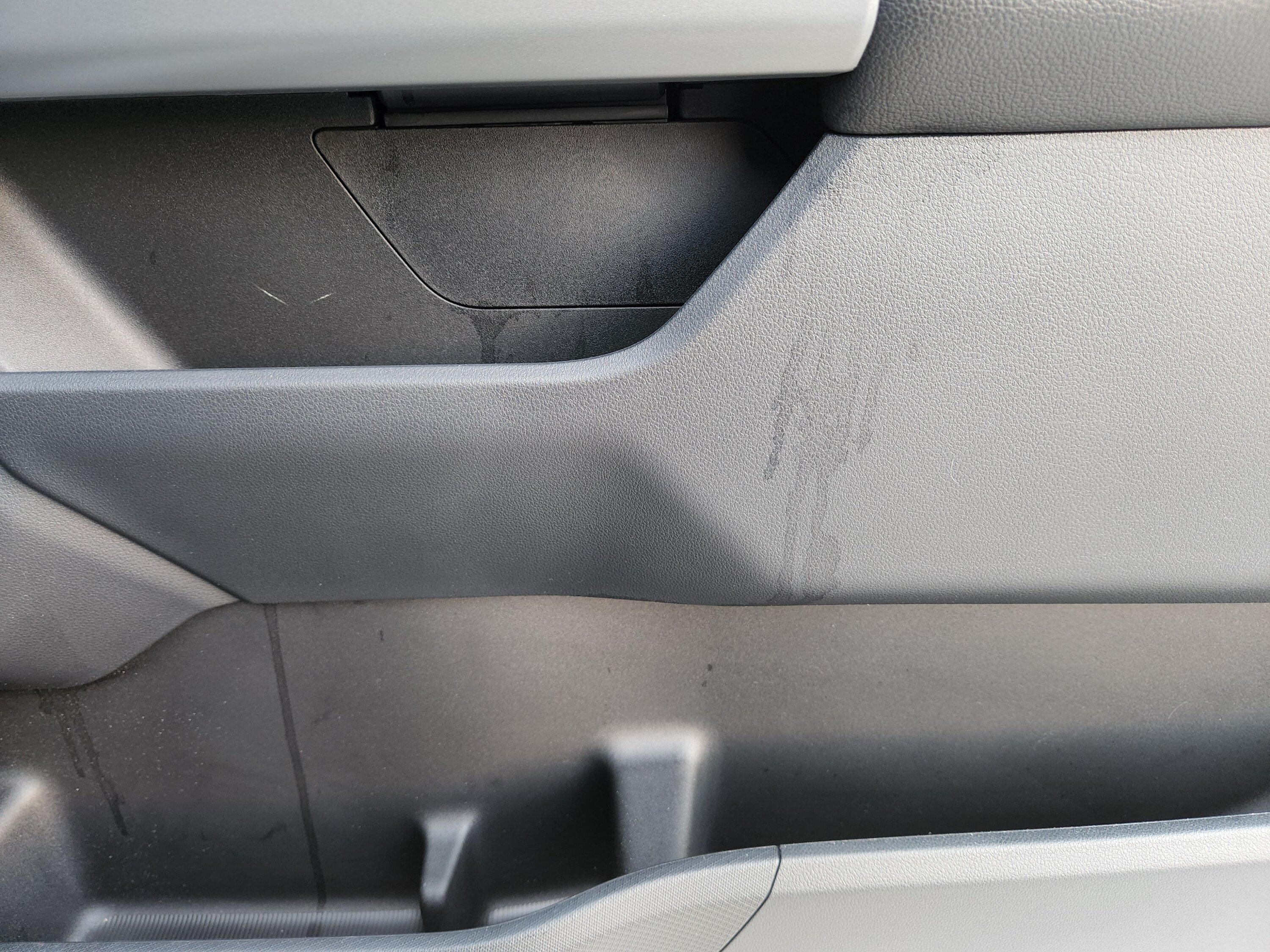 Ford F-150 Lightning Strange Stains inside door 20220729_065832