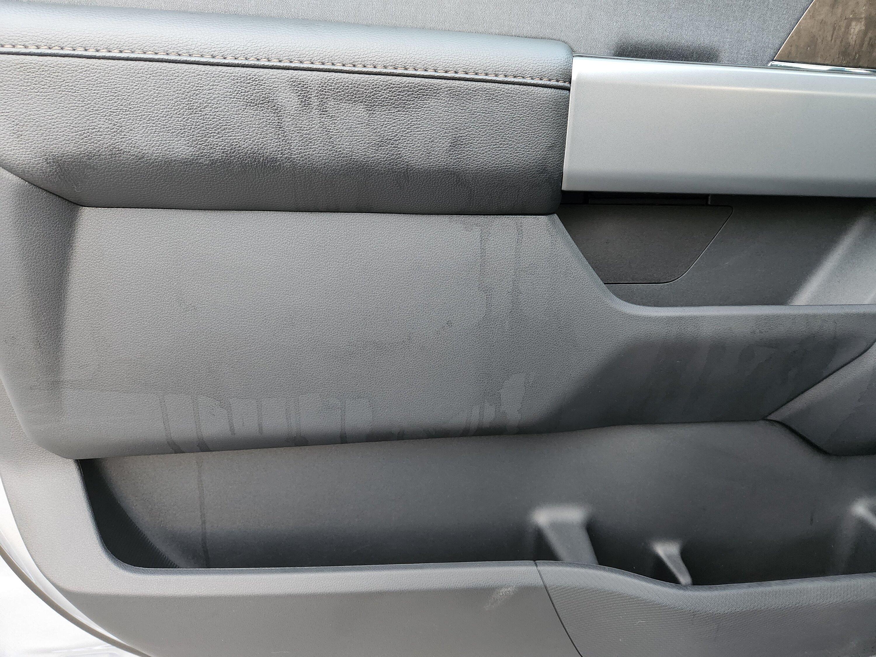 Ford F-150 Lightning Strange Stains inside door 20220729_065853