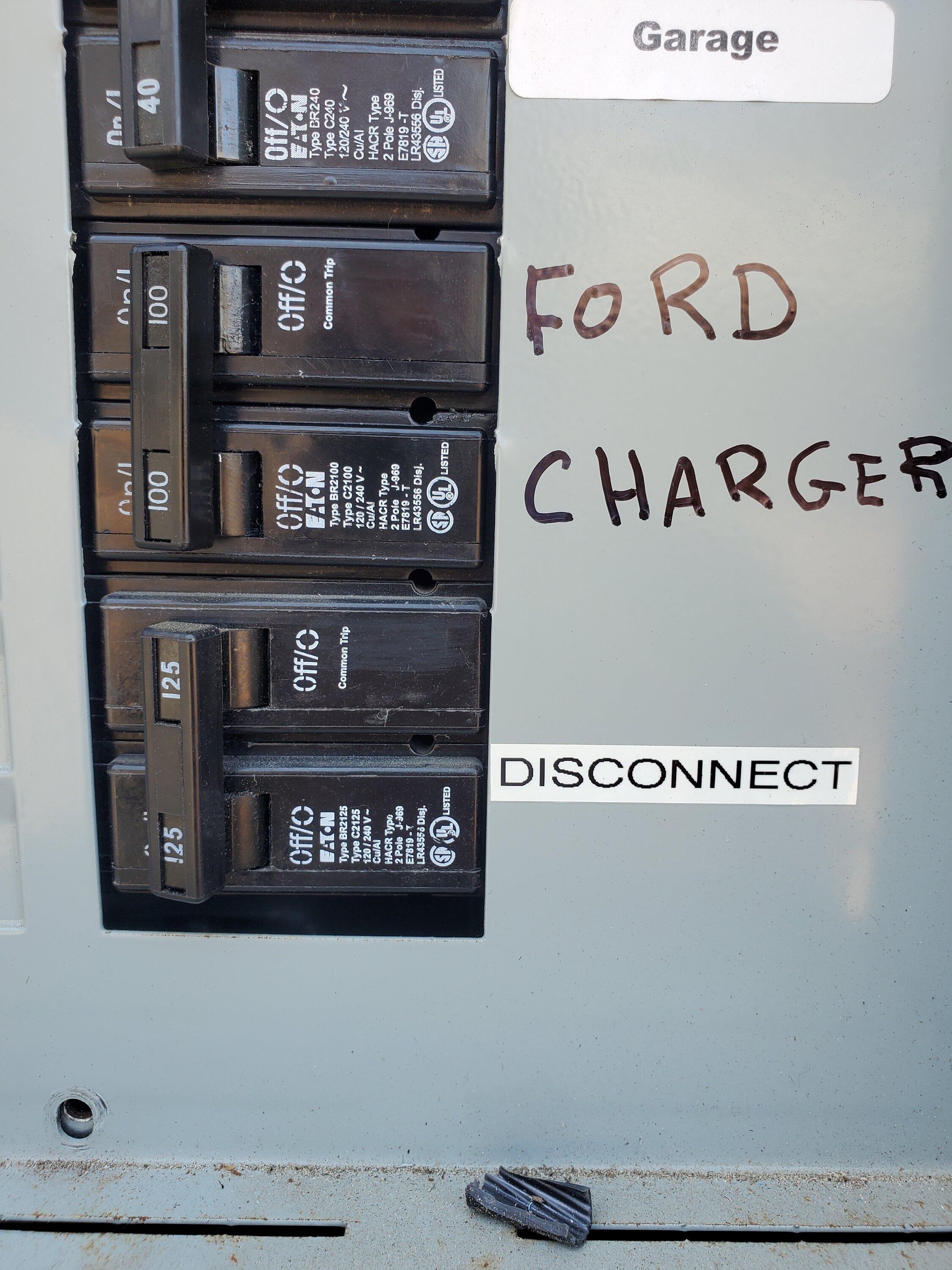 Ford F-150 Lightning Issues with Charge Station Pro 20220803_133209