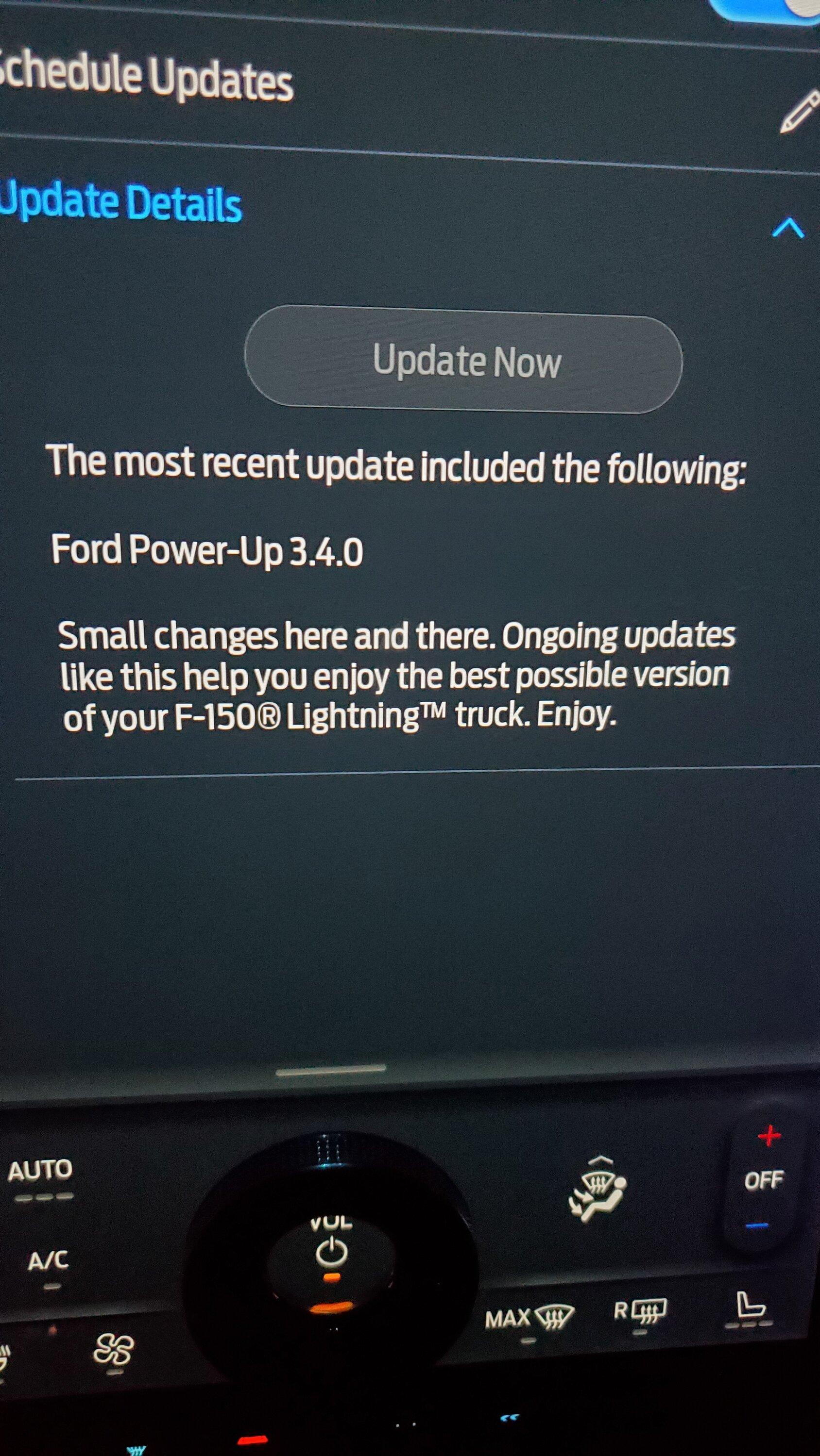 Ford F-150 Lightning Next Sync Update? 20220903_201806