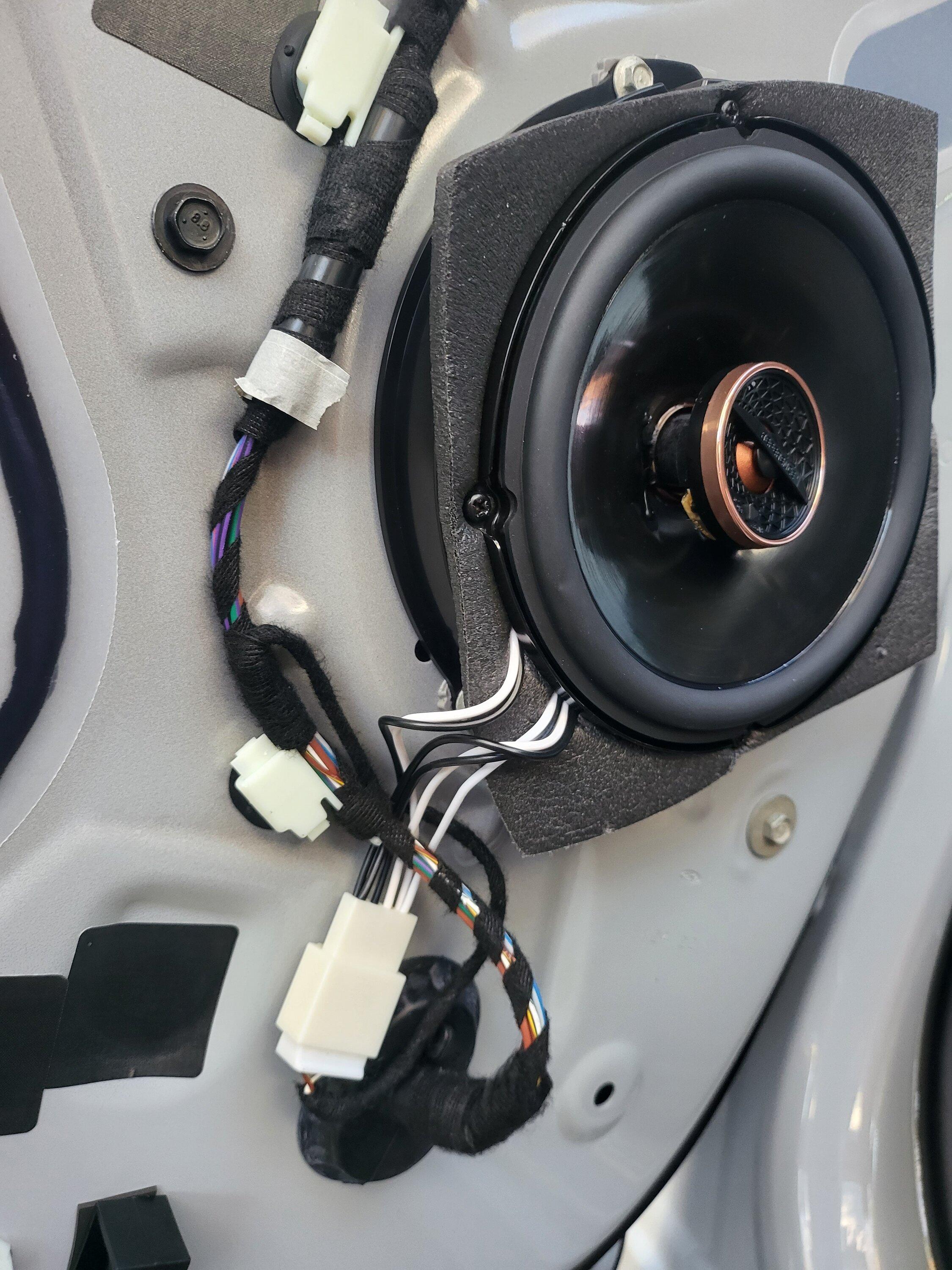 Ford F-150 Lightning Audio Components in XLT Trim -- what size speakers are needed to upgrade the XLT audio? 20221216_145309