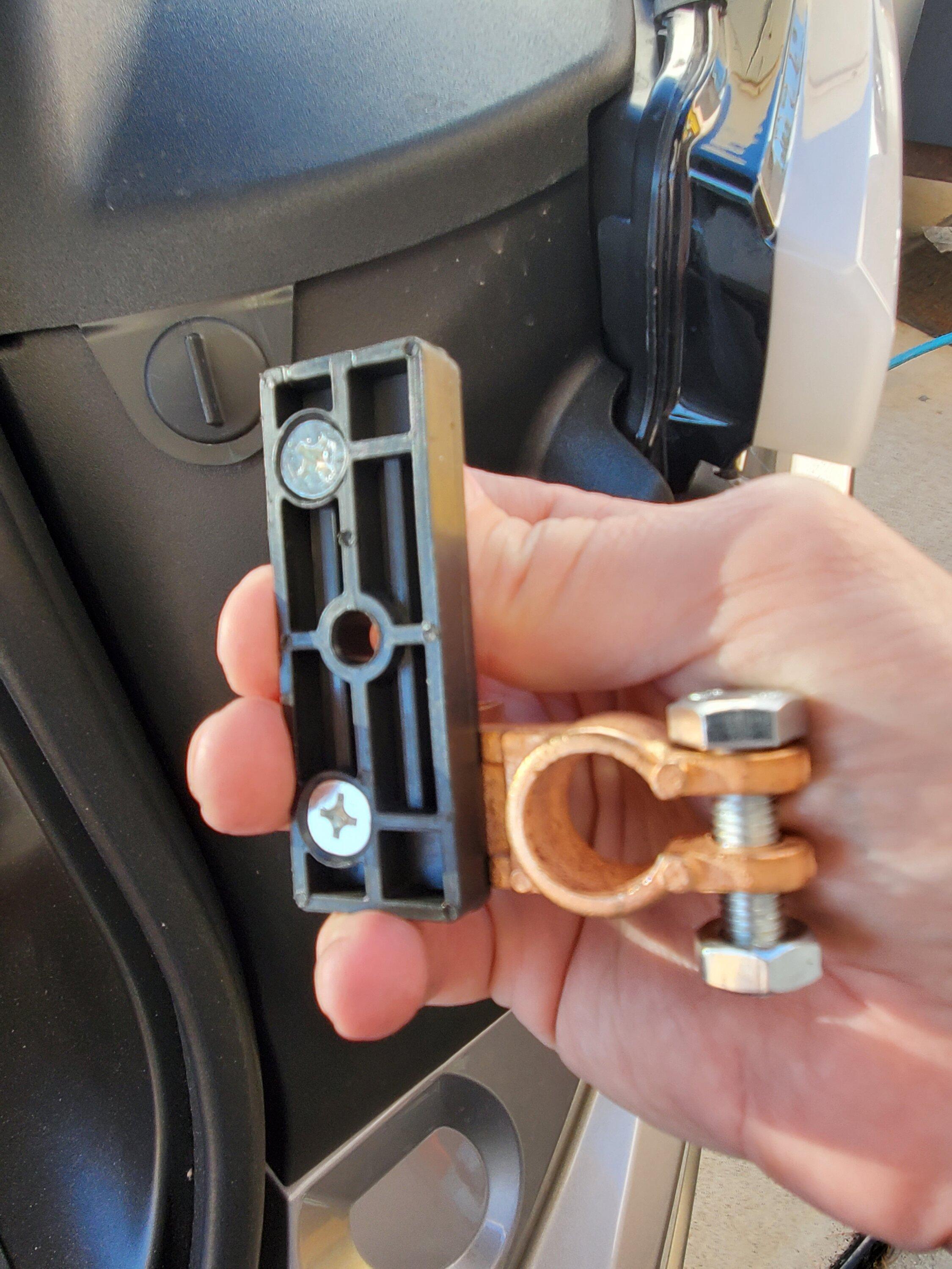 12v Battery disconnect switch installation DIY, with pics  Ford Lightning  Forum For F-150 Lightning EV Pickup: News, Owners, Discussions, Community