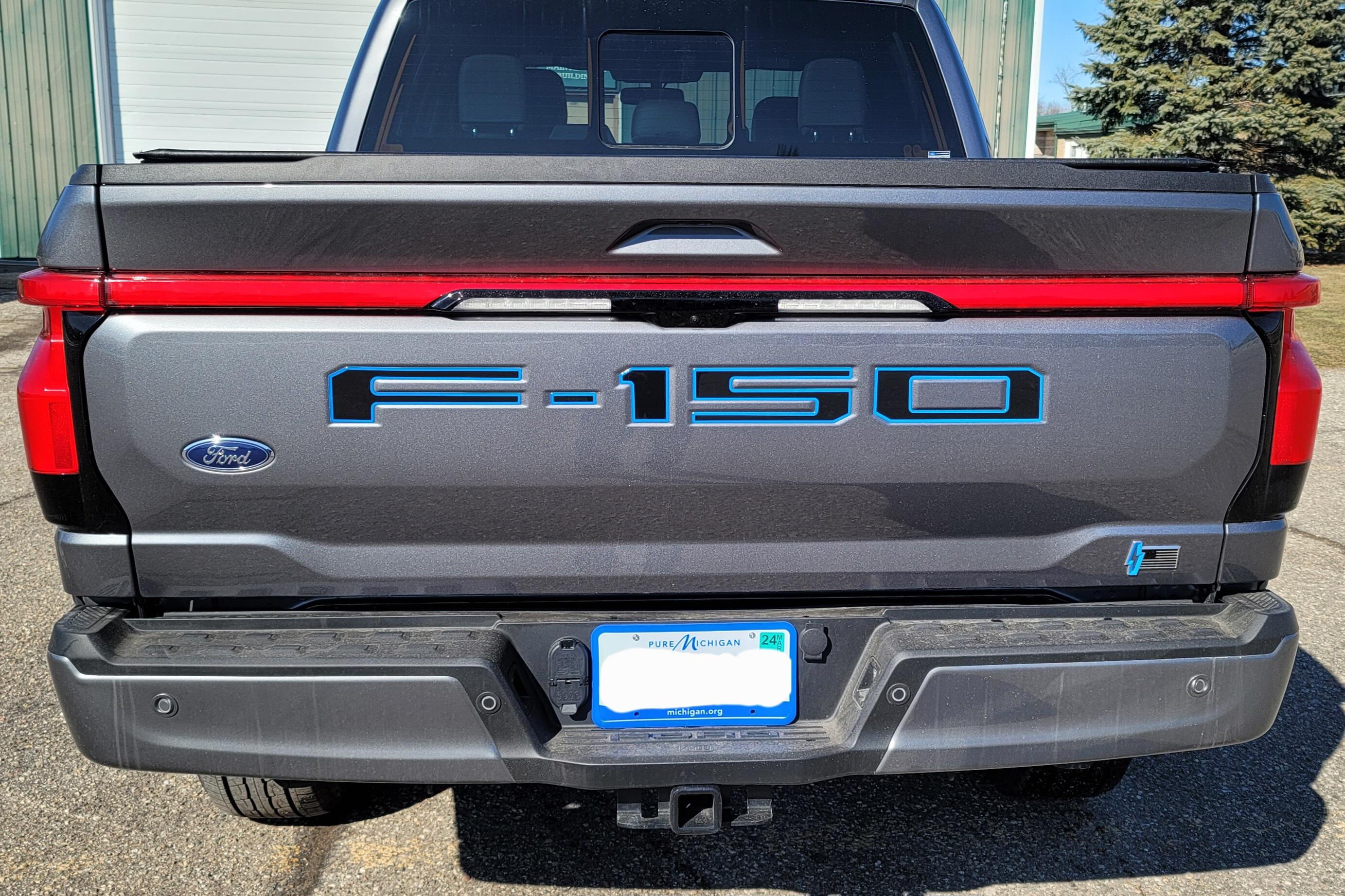 Ford F-150 Lightning Charge Port F-150 Lettering Inserts? 20230226_142905