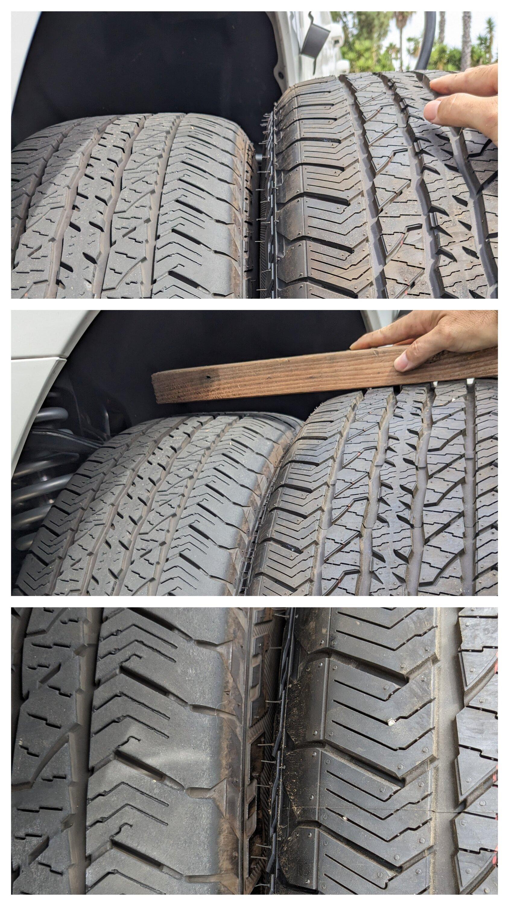 Ford F-150 Lightning Surprised by tire wear 20230819_104646-COLLAGE