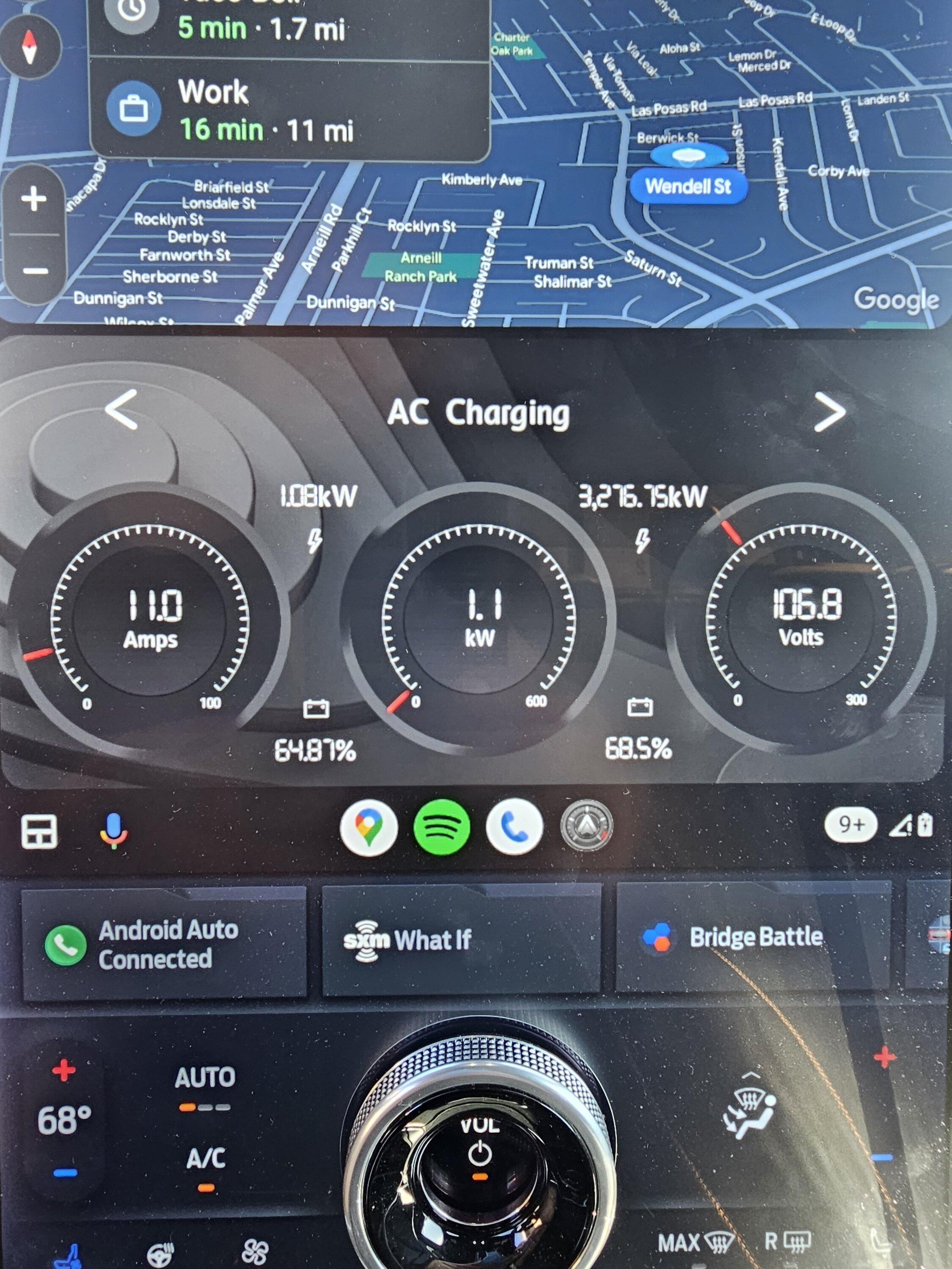 Ford F-150 Lightning Torque Pro on your dash / Android Auto !!! 20231006_101010