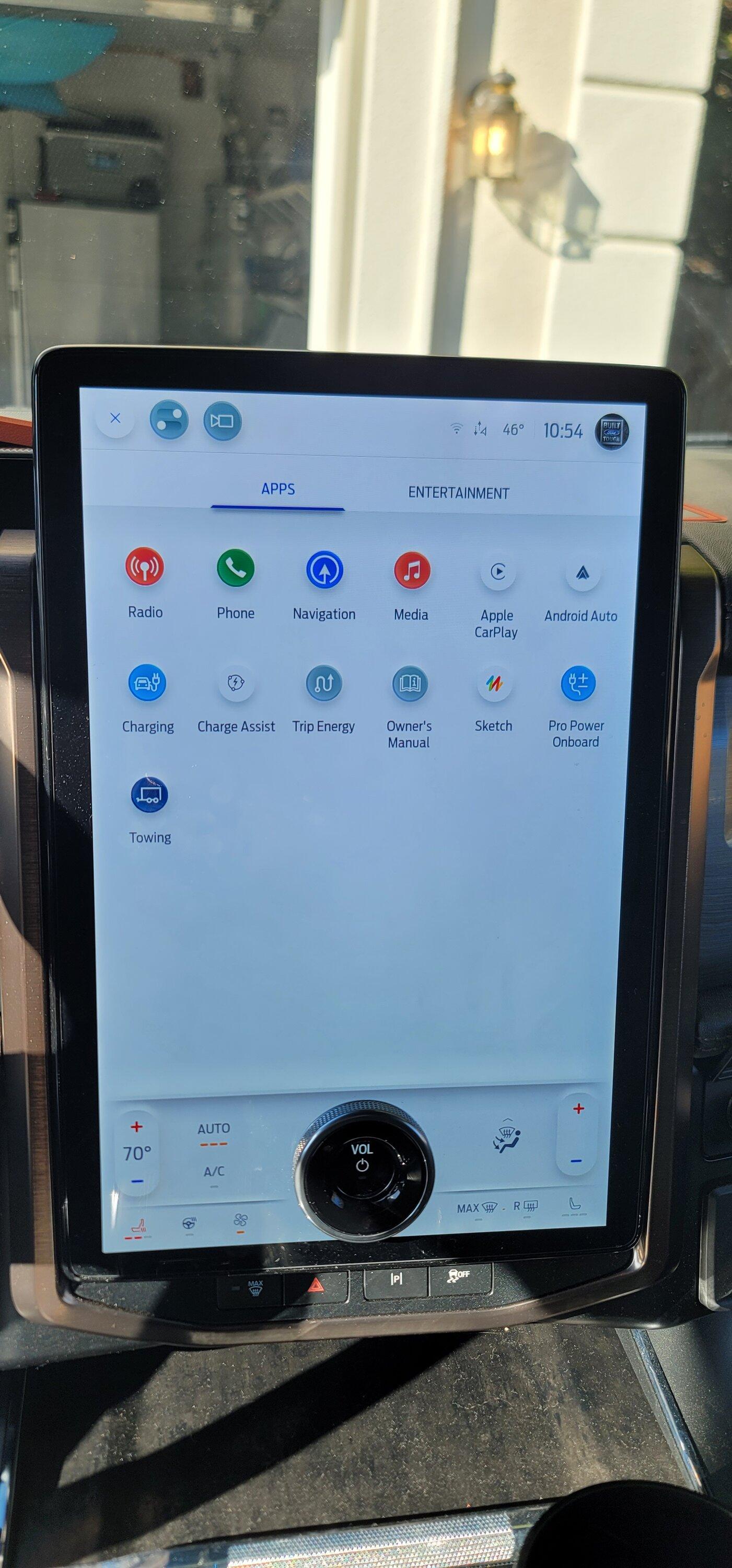 Ford F-150 Lightning Missing buttons on my SYNC screen? 20231103_105457
