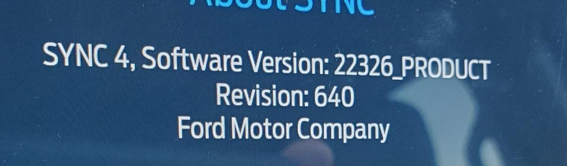 Ford F-150 Lightning Bluetooth stuttering issue (Sync 4, 12" screen) 20231117_114214-mod