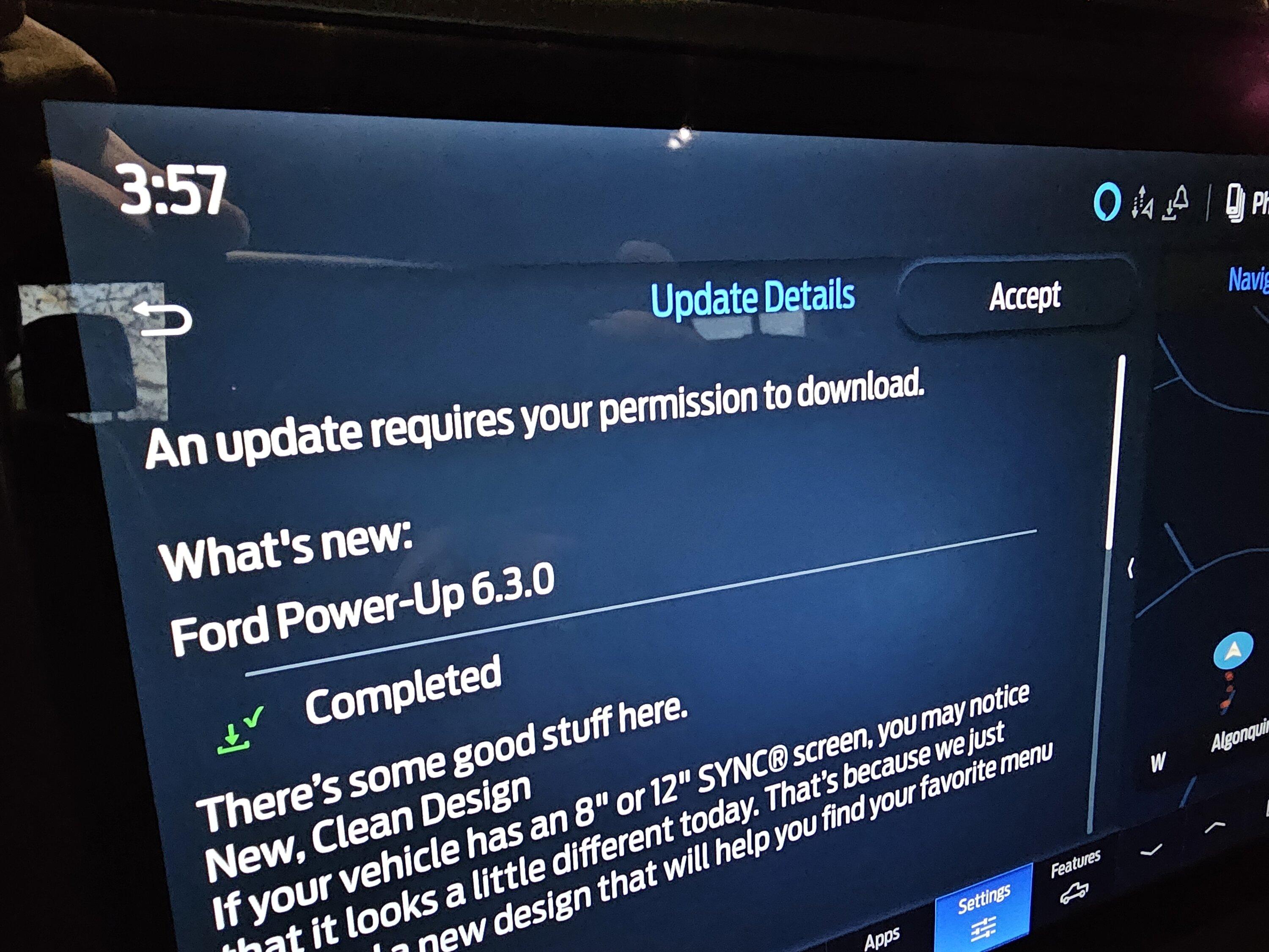 Ford F-150 Lightning Power-Up OTA 6.3.0 - Screens, Profiles, Charge Stats 20231201_155733