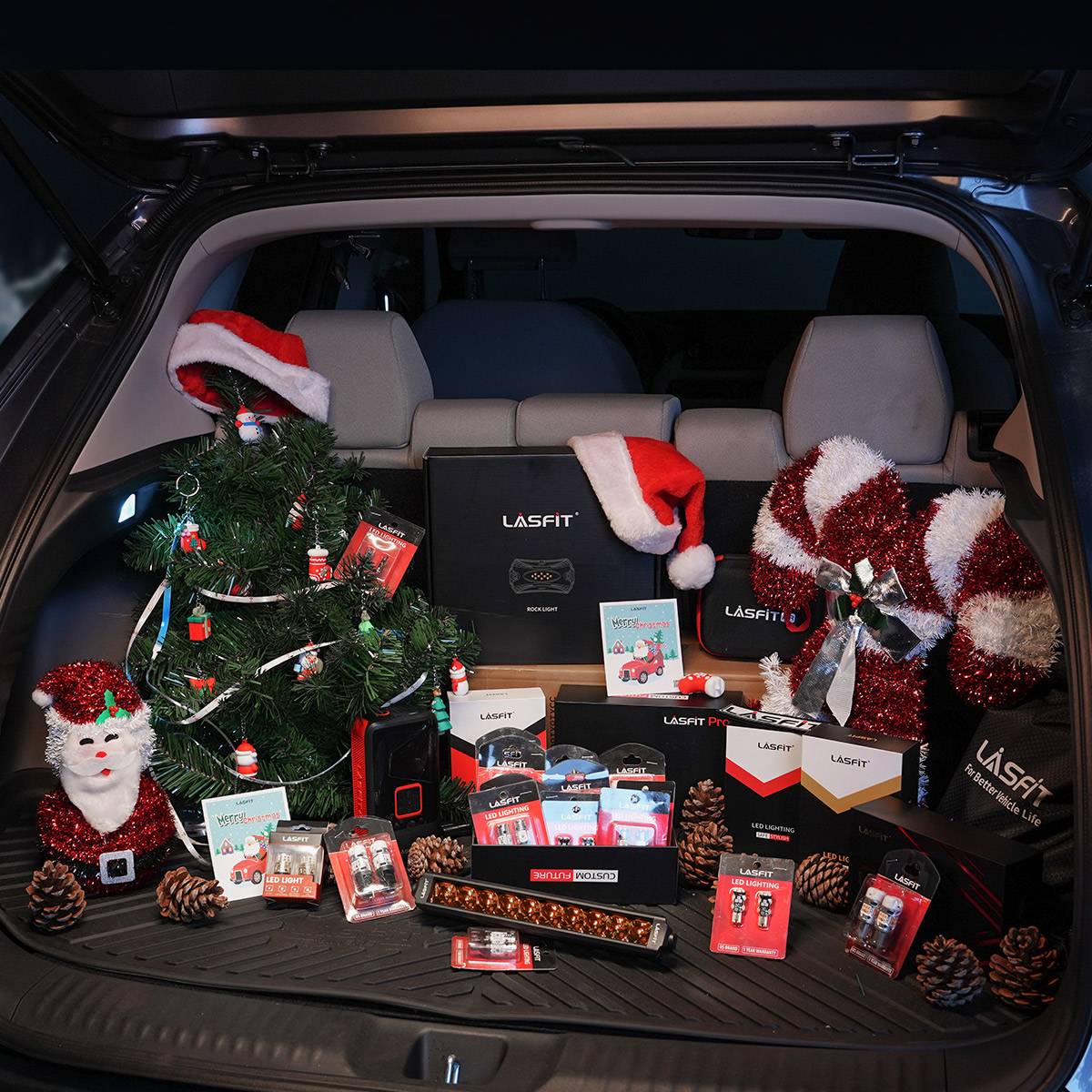 Ford F-150 Lightning 🎄✨ Celebrate the Holidays with Lasfit: Share Your Ride’s Christmas Photos! ✨🎄 2024.12 Promotion banner