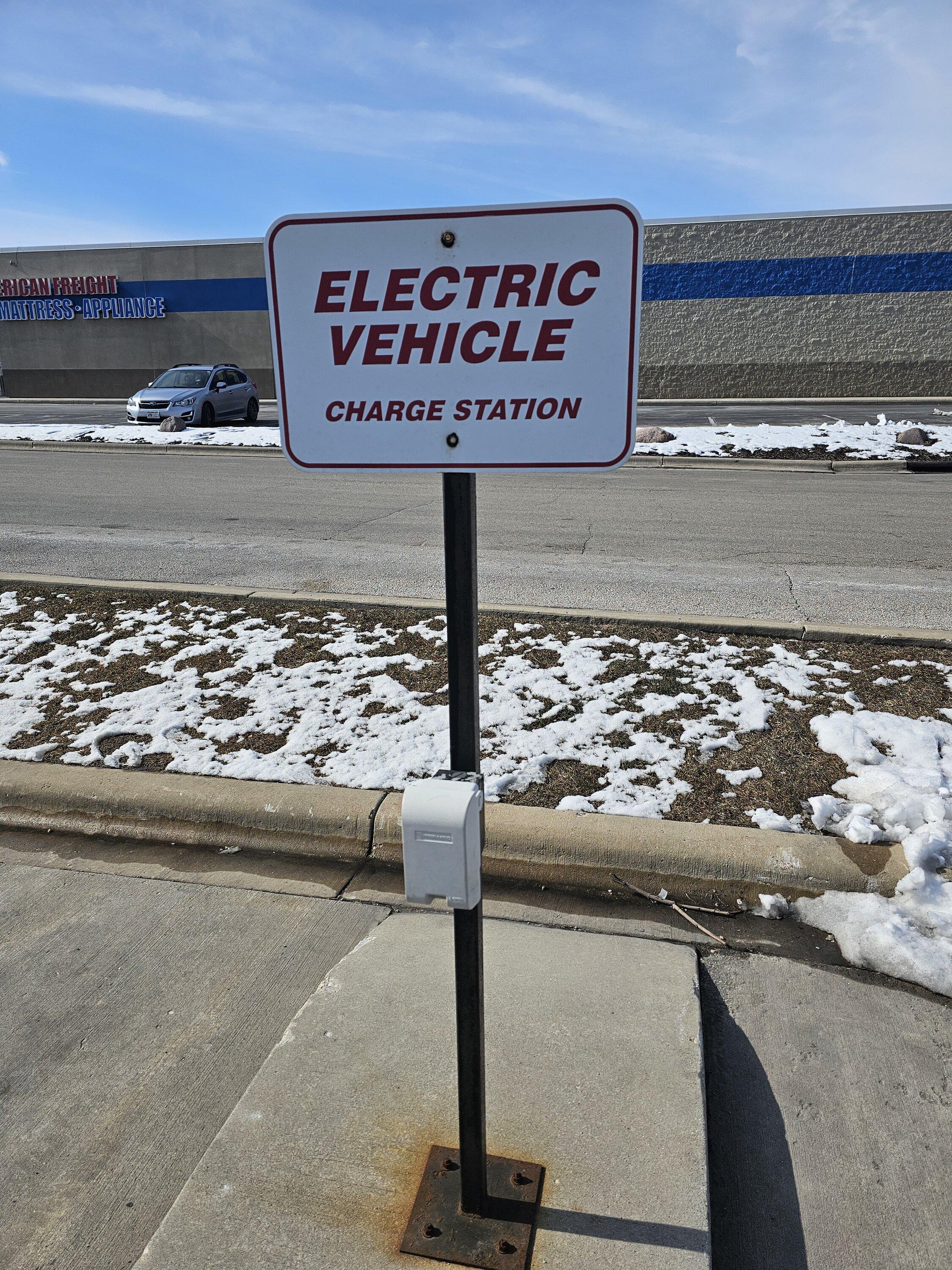 Ford F-150 Lightning This is about how seriously Wisconsin takes electric vehicle charging infrastructure... 20240219_114354