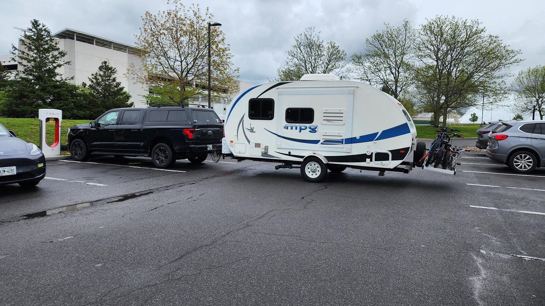 Ford F-150 Lightning First camping trip 20240510_135049