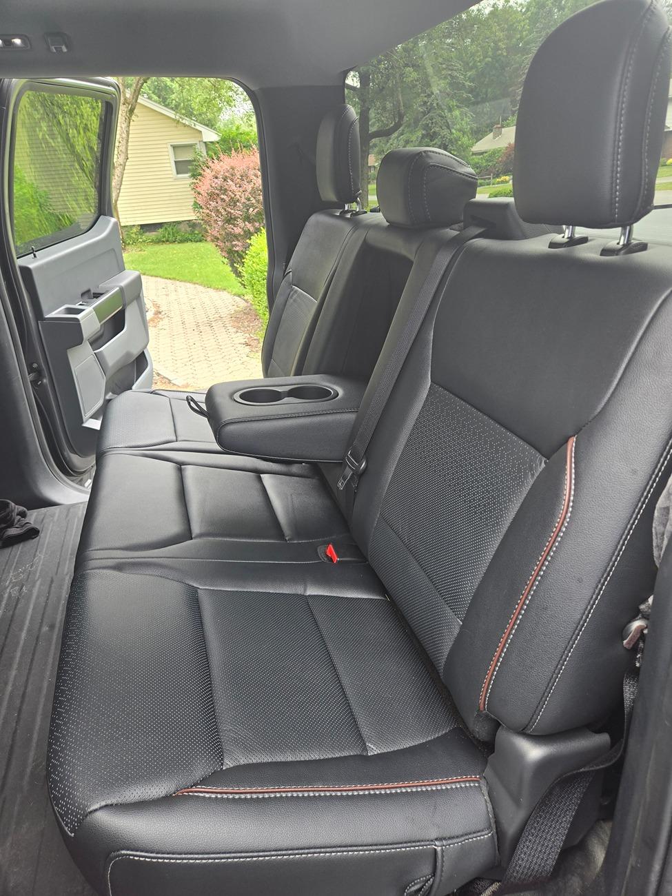 Ford F-150 Lightning Lariat Powered Seats install in 2023 Lightning Pro for under $600 20240623_122620