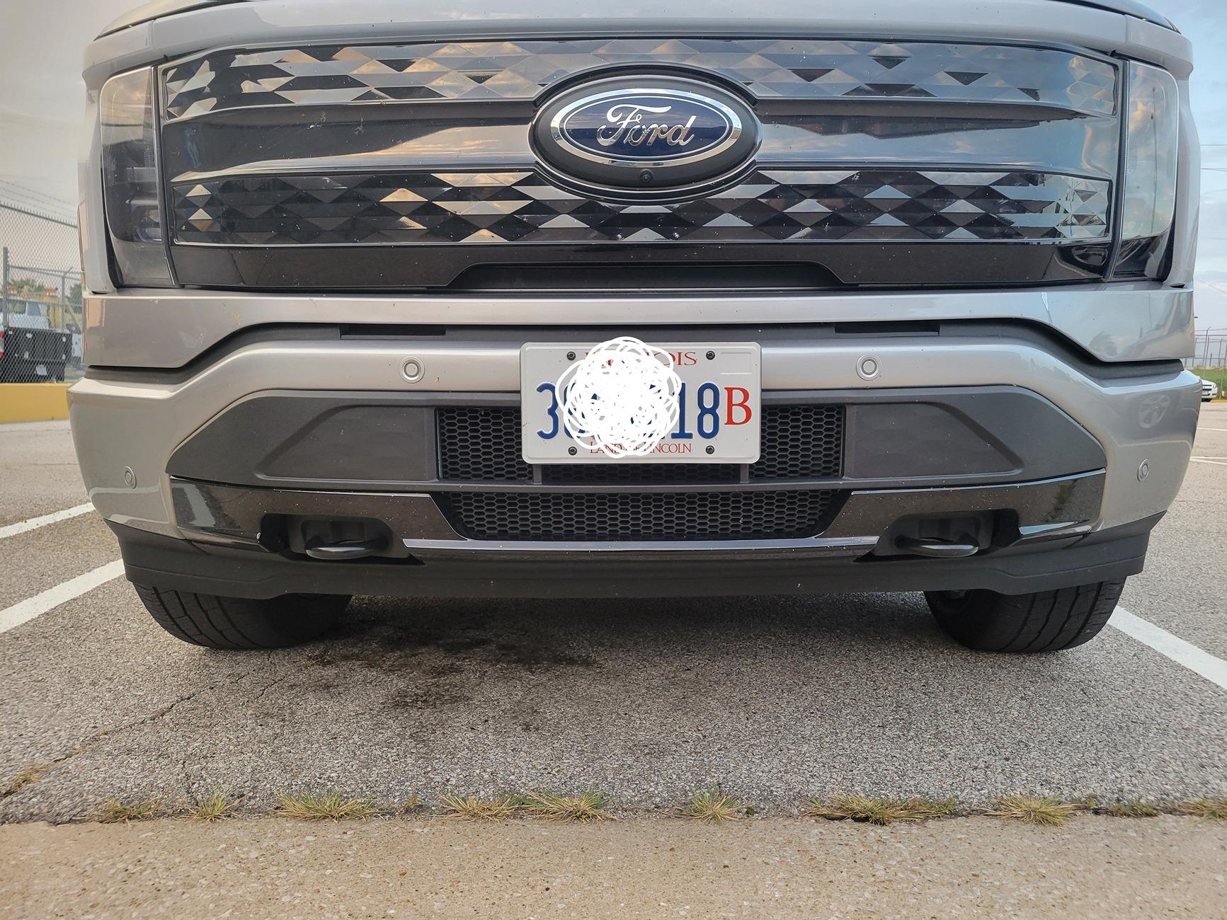 Ford F-150 Lightning Adding grill mesh ahead of active shutters in bumper? 20240820_193442