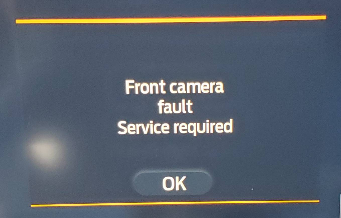 Ford F-150 Lightning Pre-collision assist error message with 2024 Flash 20241026_053219