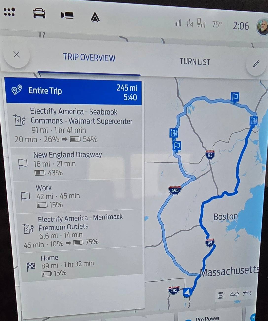 Ford F-150 Lightning How can I display % of charge remaining at destination. 20241030_140607