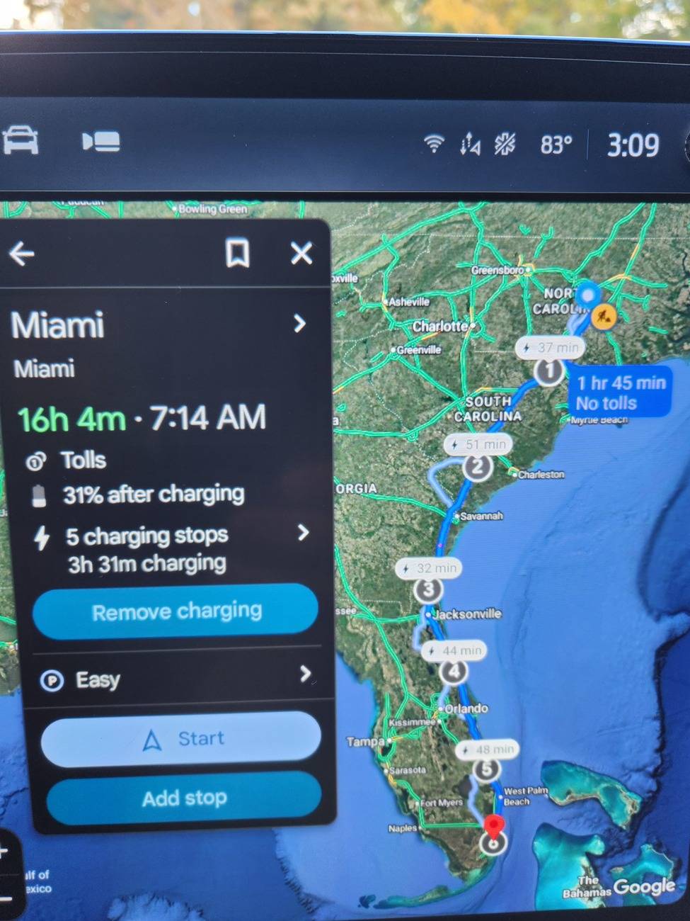 Ford F-150 Lightning Google Maps EV Routing for Android Auto Now Available for the F-150 Lightning! 20241030_151025