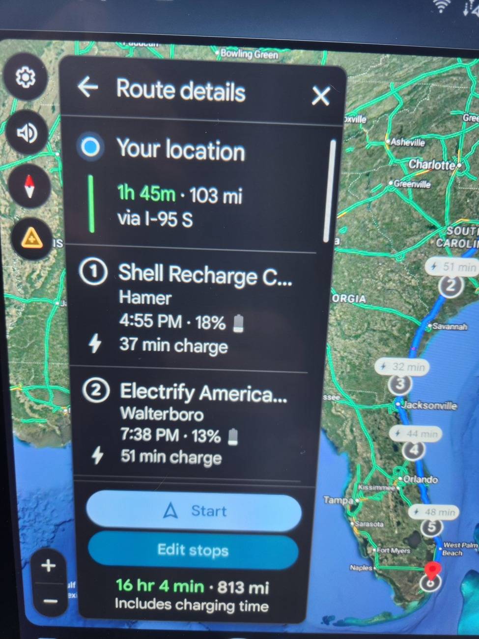 Ford F-150 Lightning Google Maps EV Routing for Android Auto Now Available for the F-150 Lightning! 20241030_151038