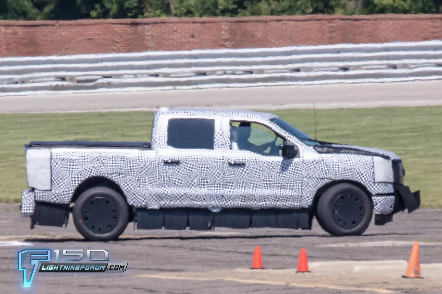 Ford F-150 Lightning Next Gen F-150 Lightning Spied w/8 Lug Wheels & Hub Motors (Larger Battery?) Benchmarking Cybertruck 2025-f150-lightning-prototypes-8-lug-wheels-hub-motors-larger-battery-10