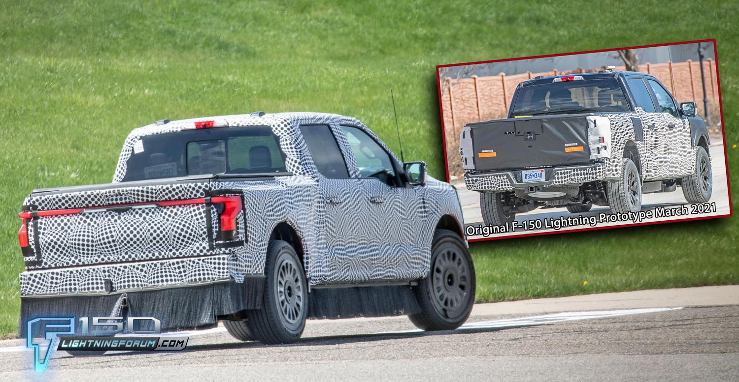 Ford F-150 Lightning Next Gen F-150 Lightning Spied w/8 Lug Wheels & Hub Motors (Larger Battery?) Benchmarking Cybertruck 2025-f150-lightning-prototypes-8-lug-wheels-hub-motors-larger-battery-28