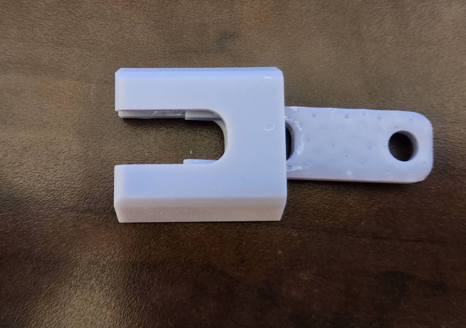 Ford F-150 Lightning Finally! A simple & effective solution to "locking" your Ford NACS adapter -- 3D Print Lock 20250107_190456