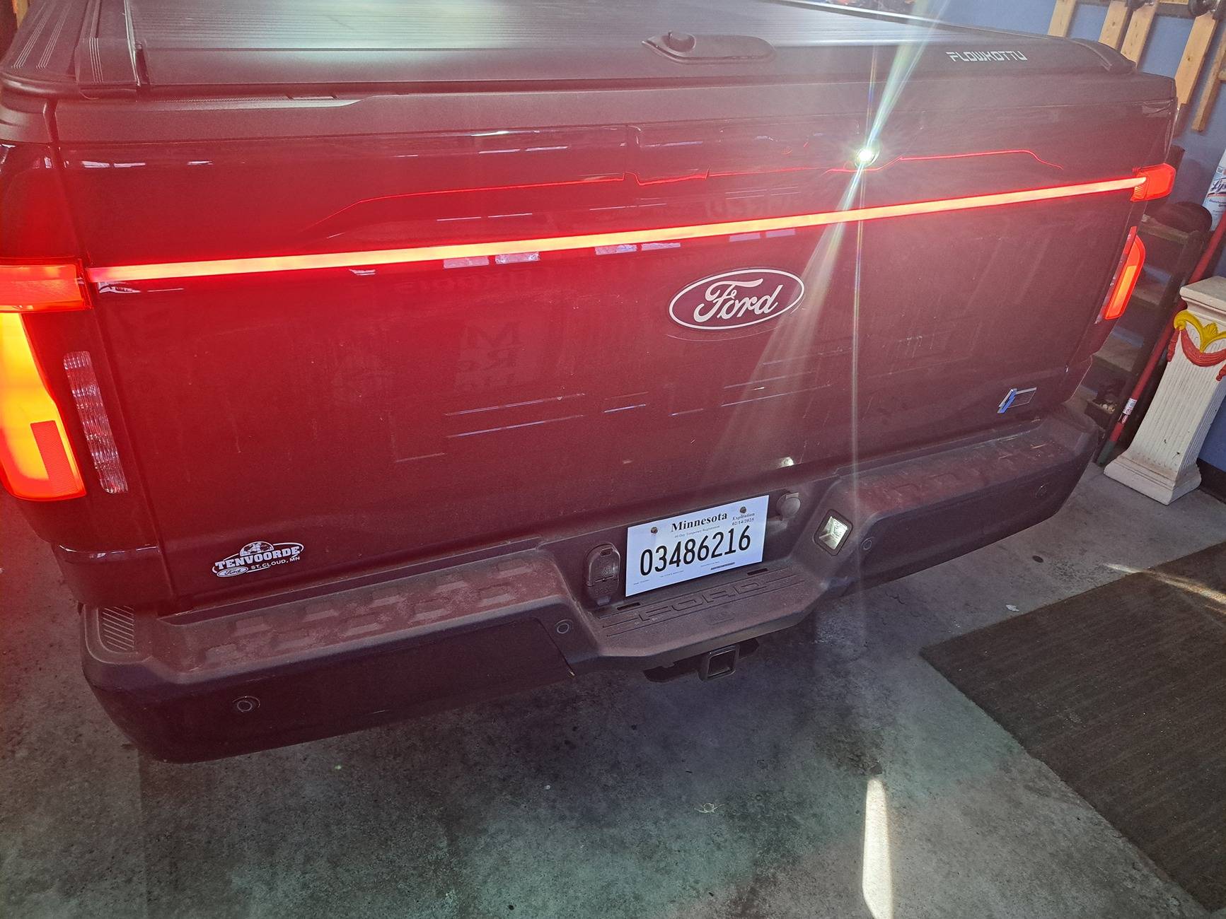 Ford F-150 Lightning Flash Tailgate Lightbar Build 20250227_100431