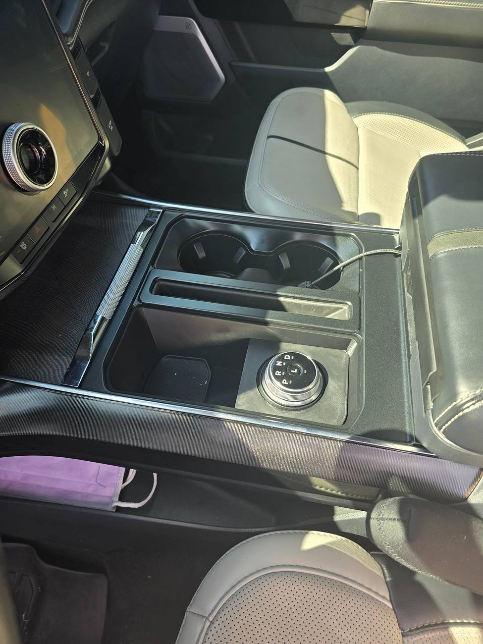 Ford F-150 Lightning Stick to Rotary Shift Knob Conversion w/ 3D Printed Rotary Shifter Holder 20250329_112743