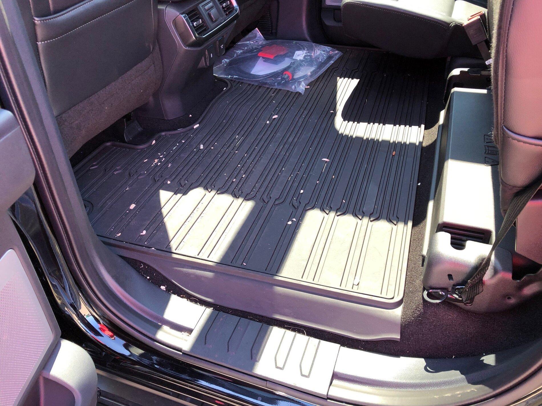 Ford F-150 Lightning What floor liners to go with 21F150 rear mat