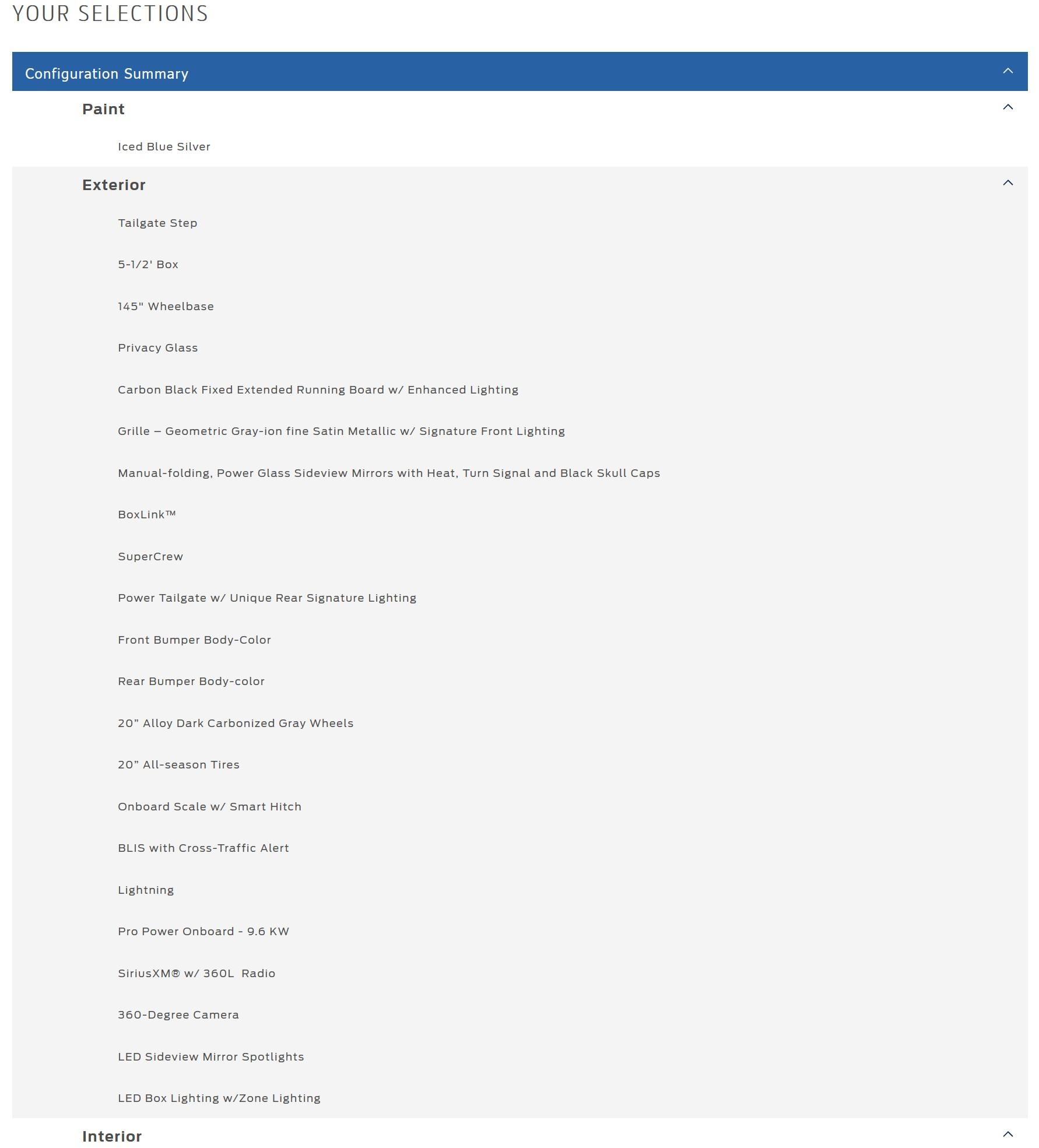 Ford F-150 Lightning Spreadsheet of 2022 Lightning options - Updated 2/11/22 - useful for comparing costs/values of trims and options 220212 order 4 Screenshot 2022-02-12 004205