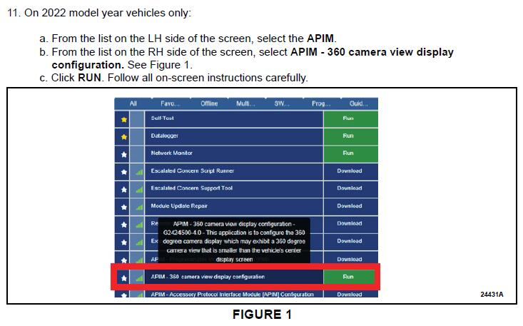 Ford F-150 Lightning CSP 24B56 - Inoperative Front Parking Sensor(s) - IPMA Software Update for Certain 2022-24 F-150 Lightning Trucks 24B56_360_Camera_View_Fix