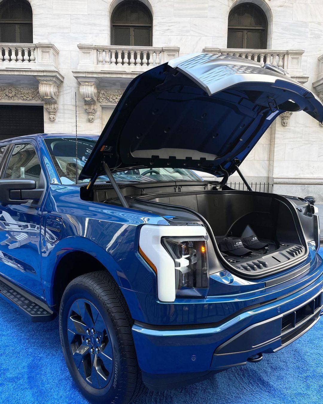 Ford F-150 Lightning F-150 Lightning Makes Cameo at NYSE Bell Ringing 279452067_1020284958693862_3465481959095965774_n