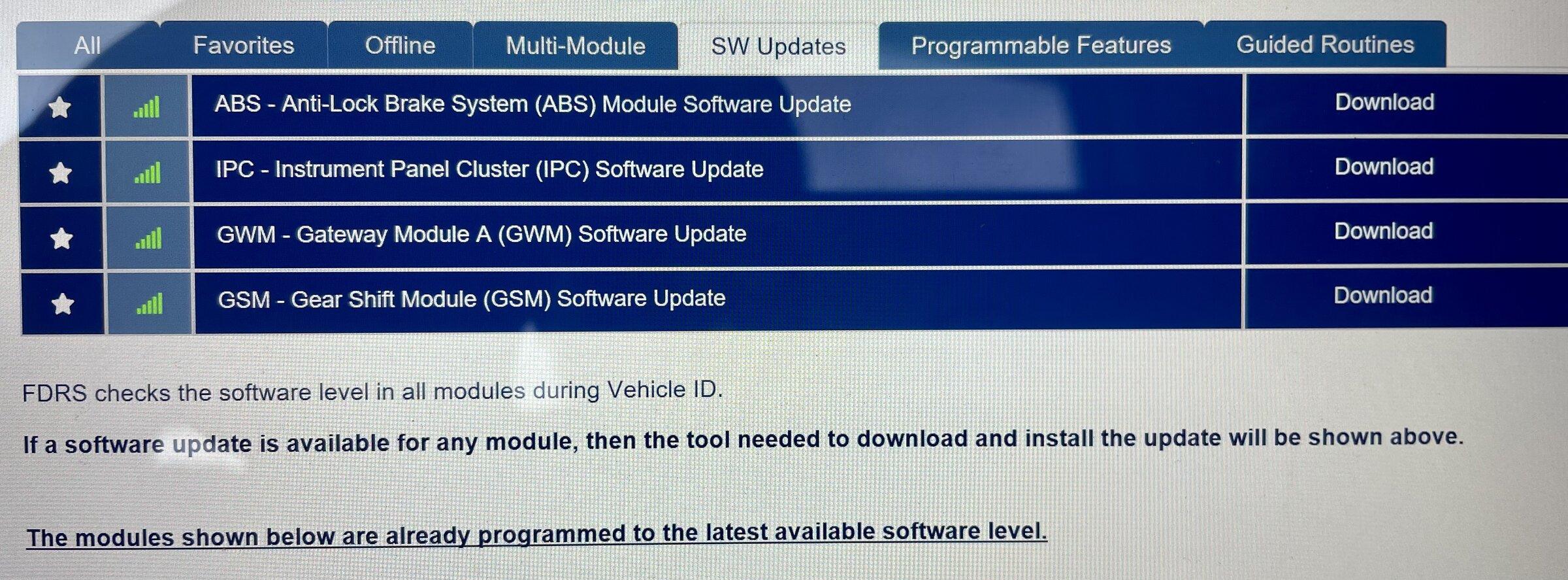 Ford F-150 Lightning ECU module programming guide using FDRS 27997F44-5233-4854-BD82-A3DFDDA131AE