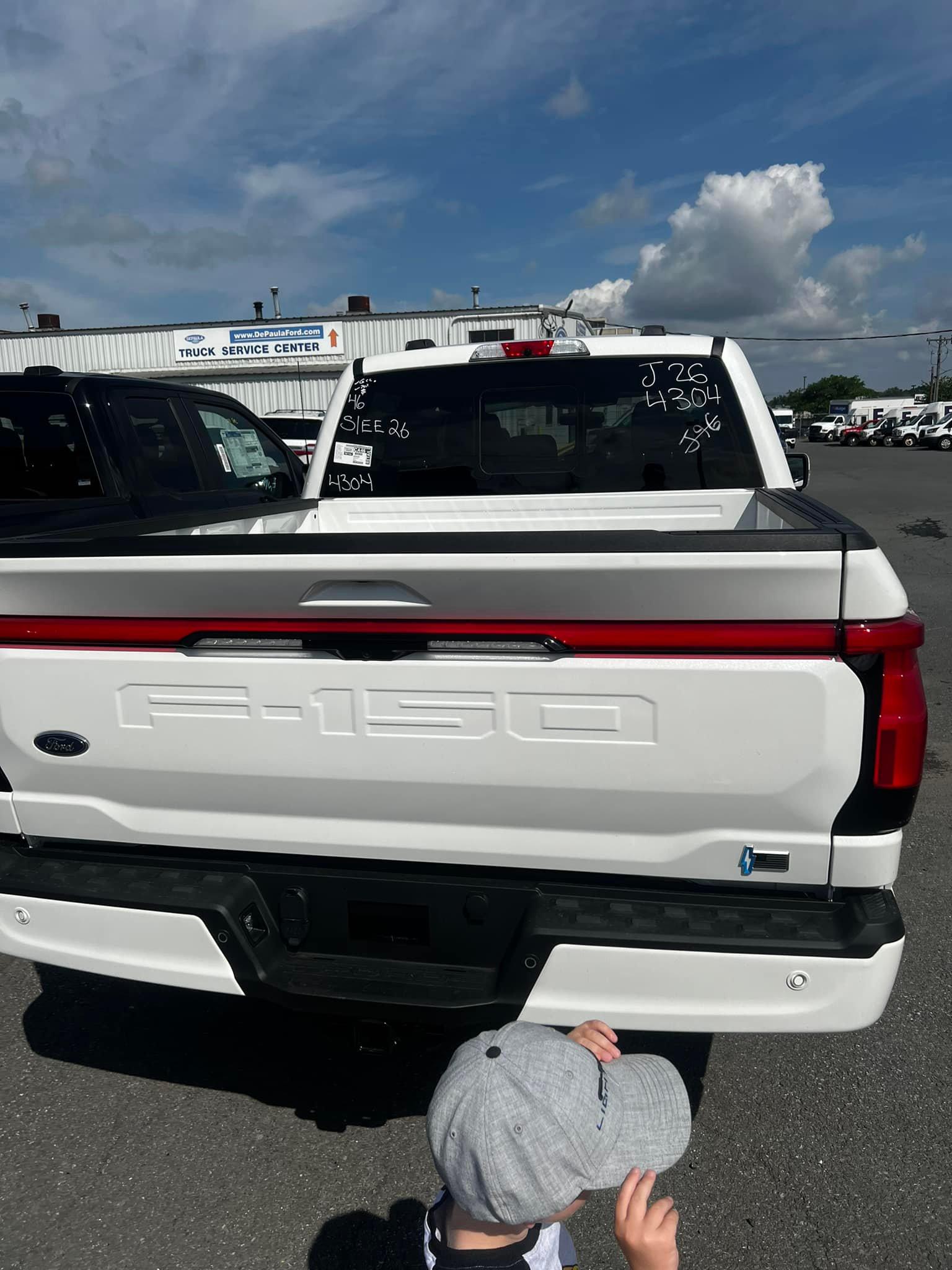 Ford F-150 Lightning Truck got delivered to my dealer 18 days early! Picking up tomorrow! 284270611_10101399365154909_4168517029445655249_n