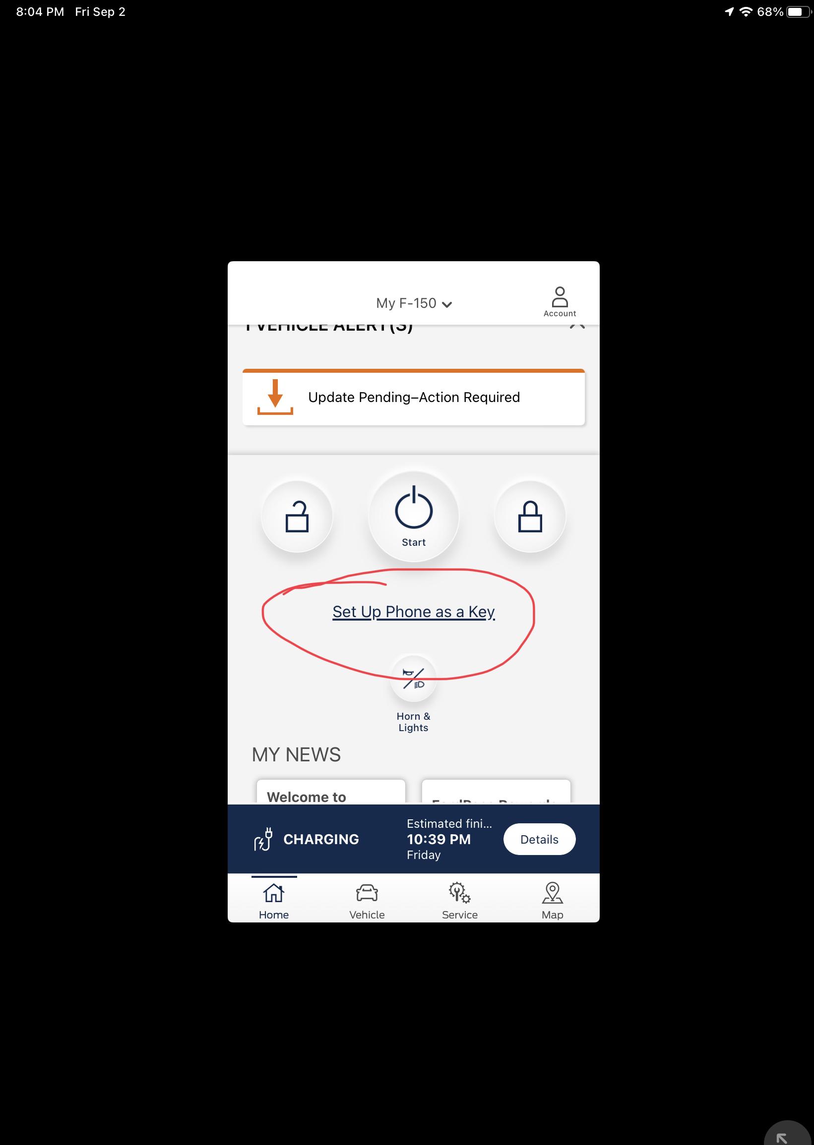 Ford F-150 Lightning Phone as a Key issue 2ECAC471-43F3-4EC6-8C93-79BA247D1E6D
