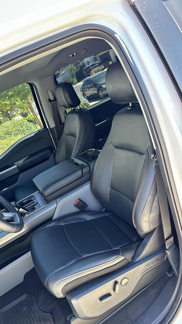 Ford F-150 Lightning Lariat Powered Seats install in 2023 Lightning Pro for under $600 2F3537FE-17AC-420C-974C-E9A124E62F16