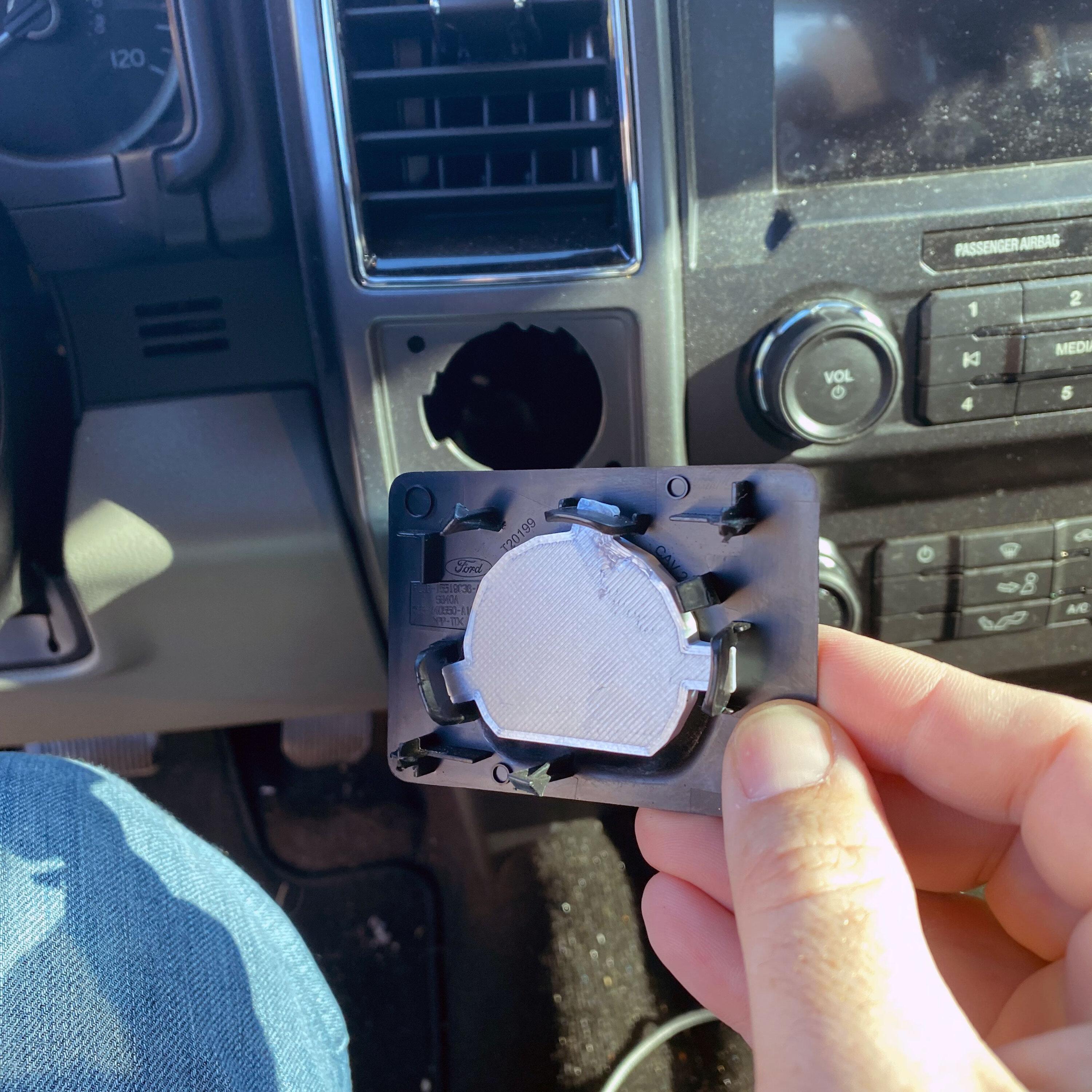 Convert coin holder to phone mount Lariat Ford Lightning Forum