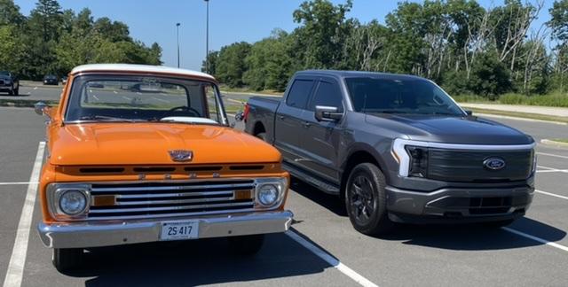 Ford F-150 Lightning Old meets new: '64 vs '22 302A3812-1E8D-459C-AB31-5D6E811EBFE6