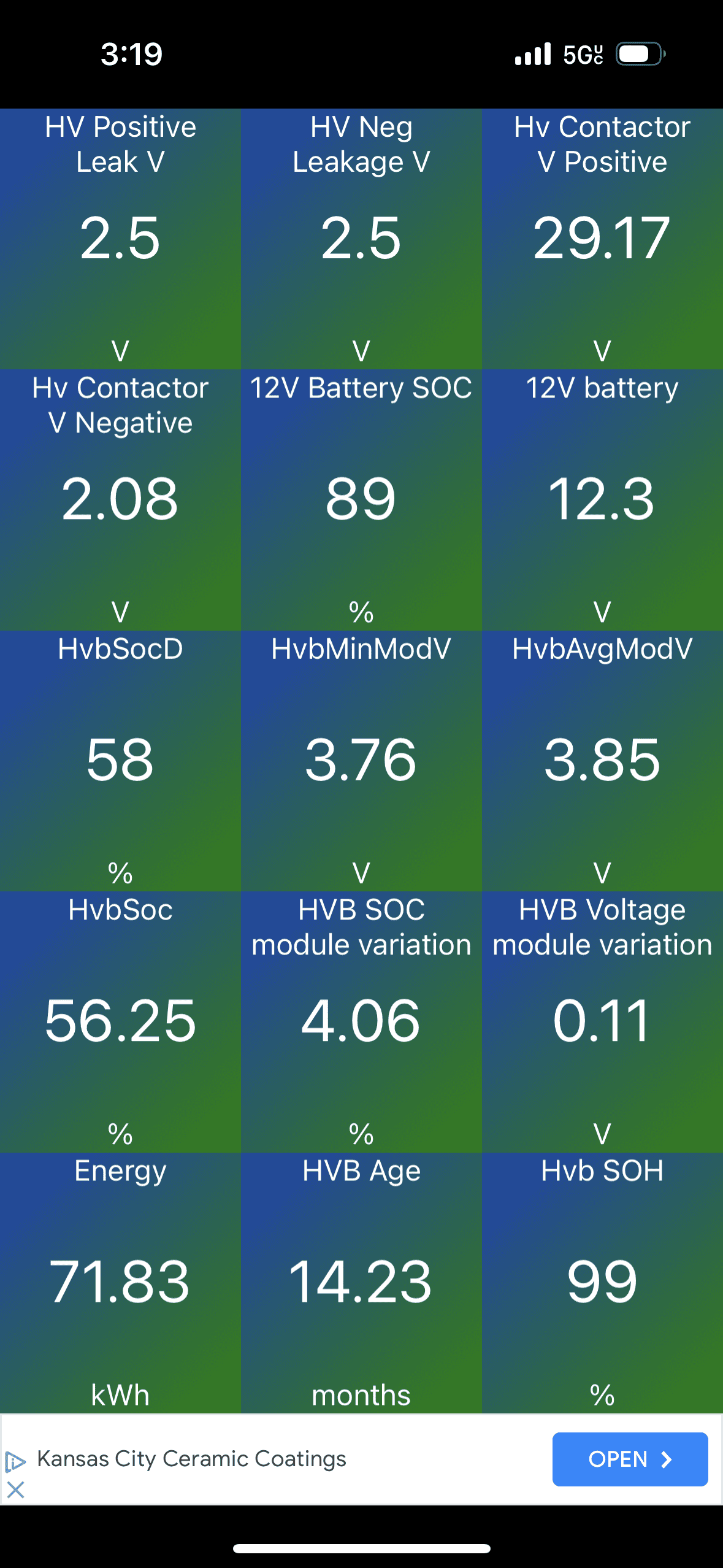 Ford F-150 Lightning Help please.  Do I have a battery problem? 34