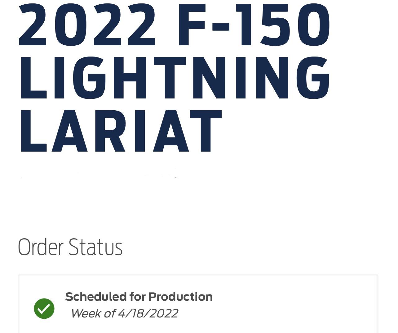 Ford F-150 Lightning UPDATE: Lightning Build Date Scheduling Begins! Mine for the week of 4/25/22 [previously scheduled 5/2/22]! 35EFC3AE-86E0-428B-A6F2-FDE3E812311B