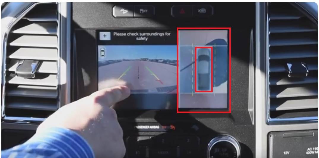 Ford F-150 Lightning Front Camera Problems - Am Amazed There Is Not More Discussion On This 360 aerial view