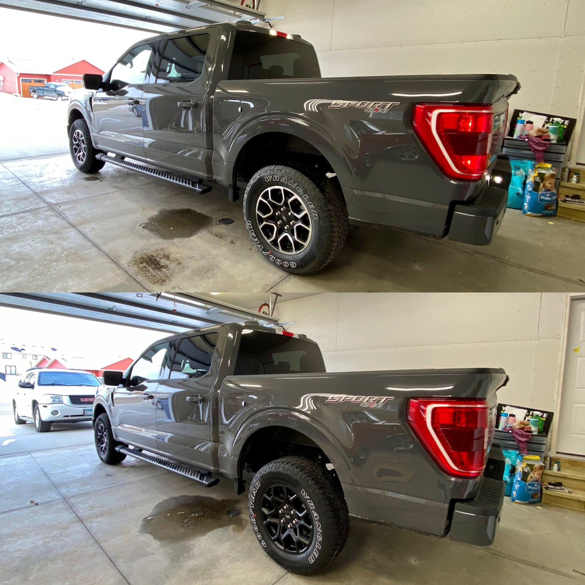 Ford F-150 Lightning Factory Wheels Blackout DIY Using Plastidip 366162F1-8782-4615-9AD4-ACBB3C4FFC9F