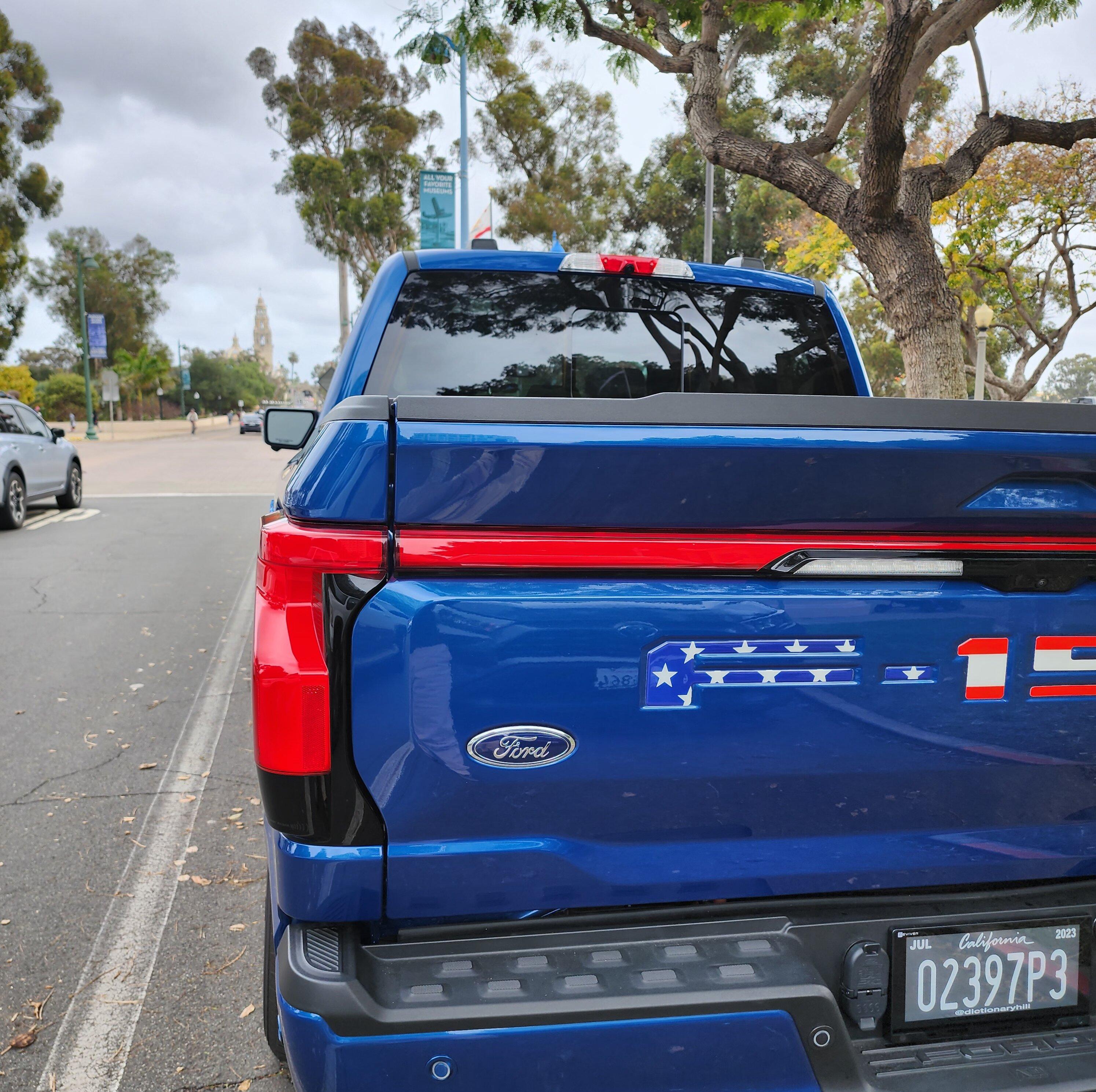 Ford F-150 Lightning Vanity Plates? 38k8eq