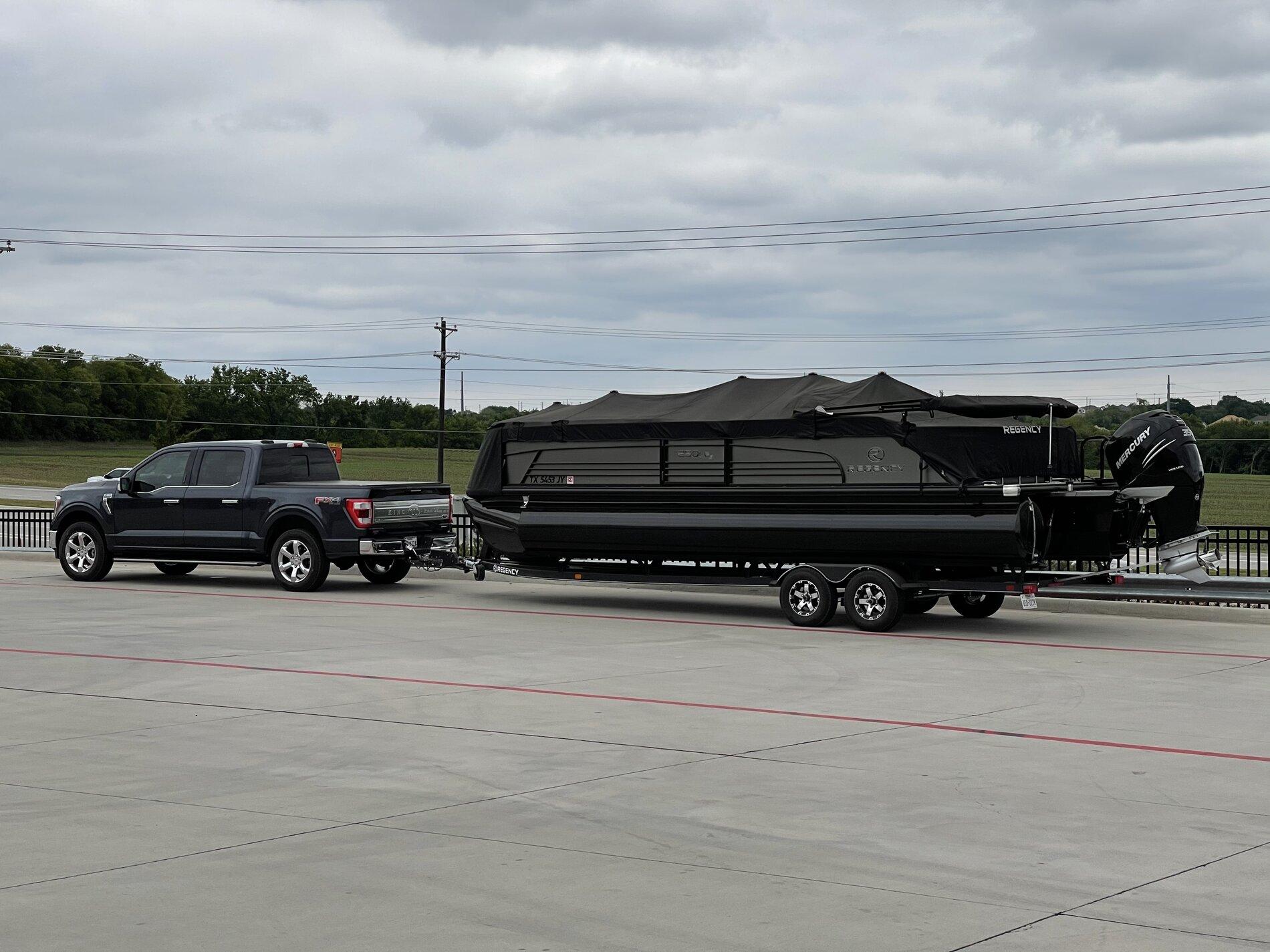 Ford F-150 Lightning Towing ~7000lb Tritoon/trailer 3EC93E61-2CC1-4806-9C61-201D689455A8