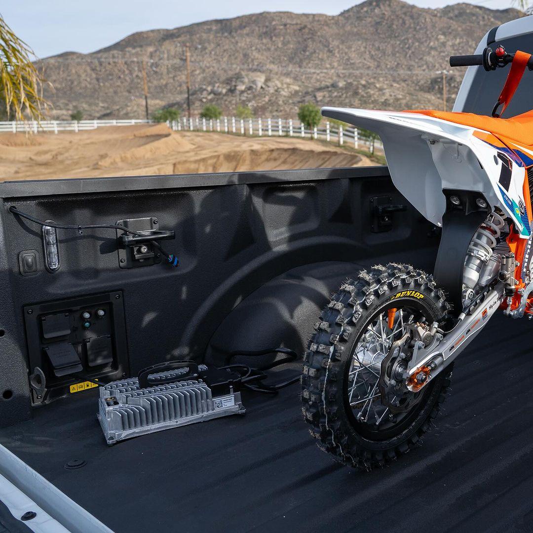 Ford F-150 Lightning F-150 Lightning Partners with KTM Electric Dirtbikes (Junior Supercross) 416470054_18410288002049687_2174615963116690986_n