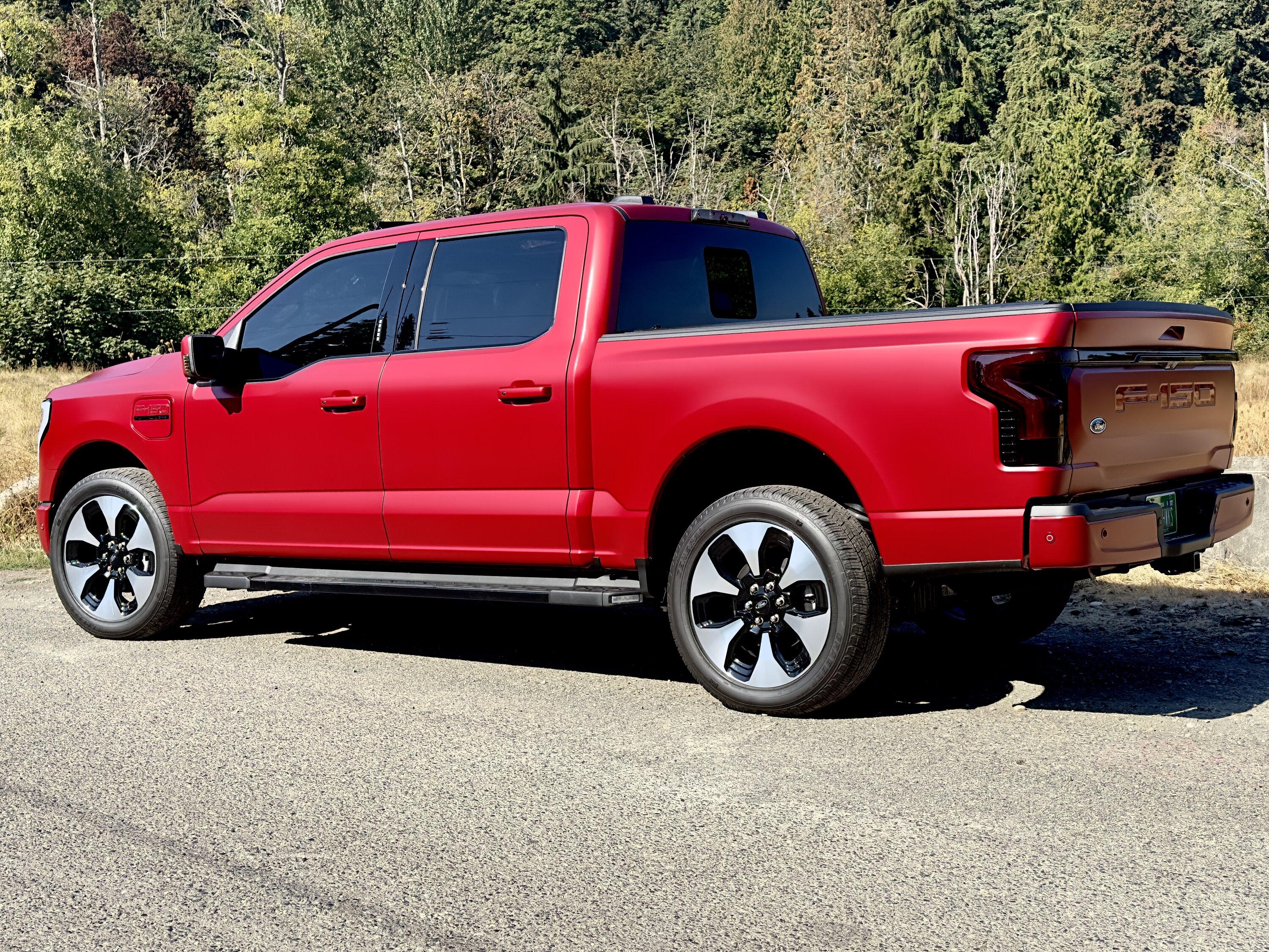 Ford F-150 Lightning Tinted front light bar on F150 Lightning using special tint made for lights 41A50A22-FE9F-44F6-9AA6-34CAE9D97431