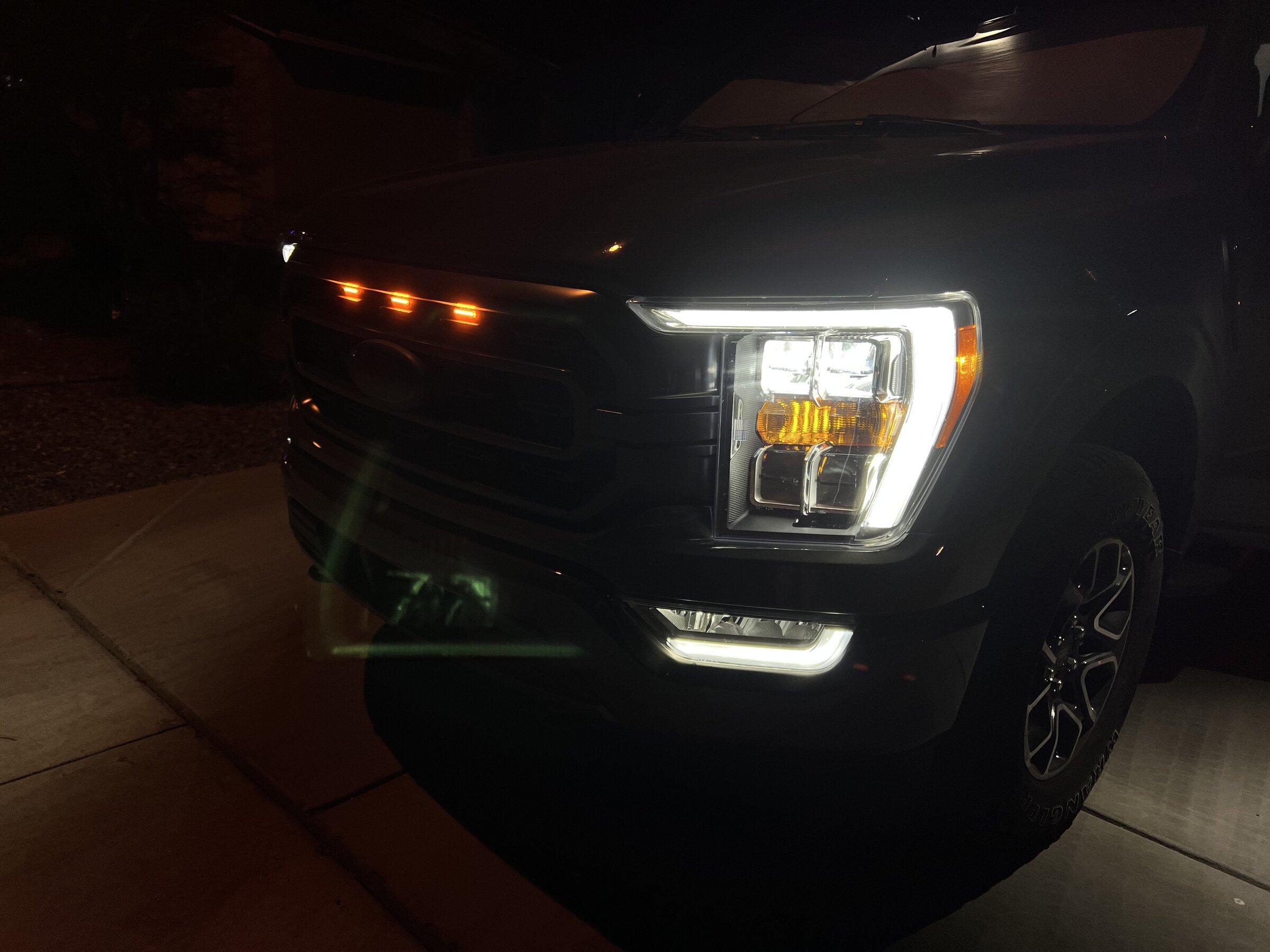 Ford F-150 Lightning DRL LED Bar brightness boosted using Forscan 4229B2E0-9503-4007-9AC1-AA89349C82F8